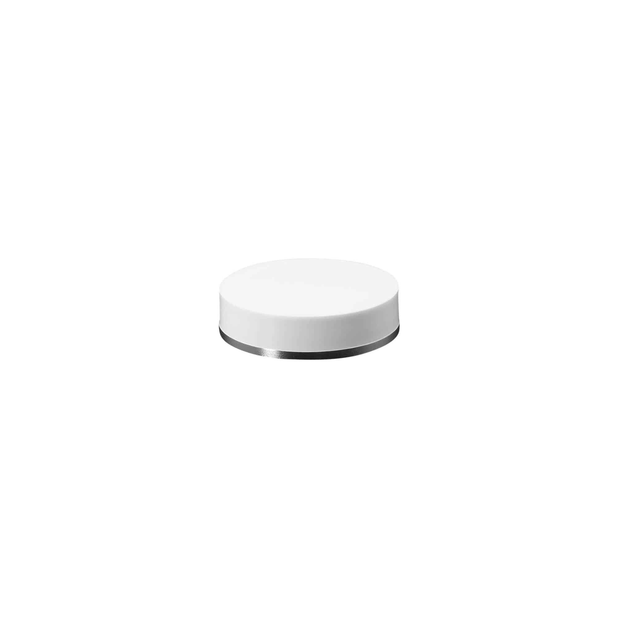 Screw cap for 10 ml, SAN plastic, white