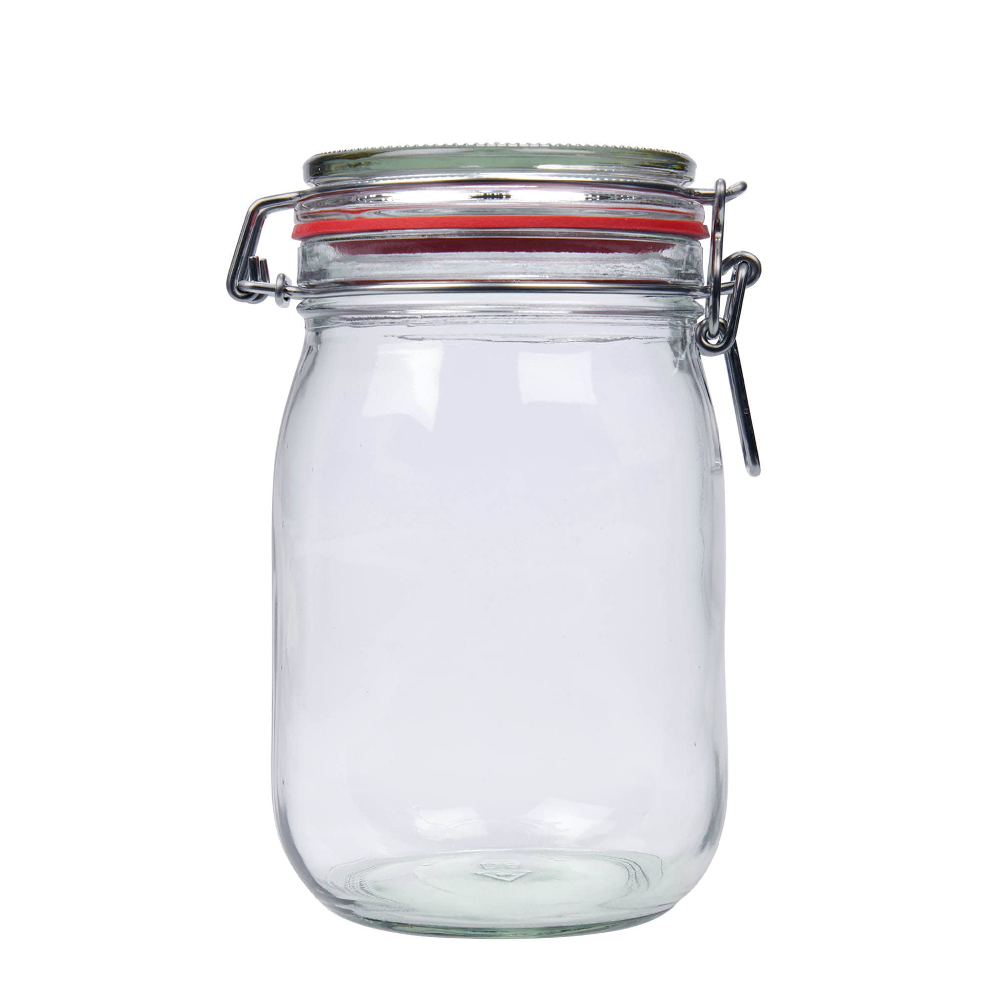 1,140 ml clip top jar, closure: clip top