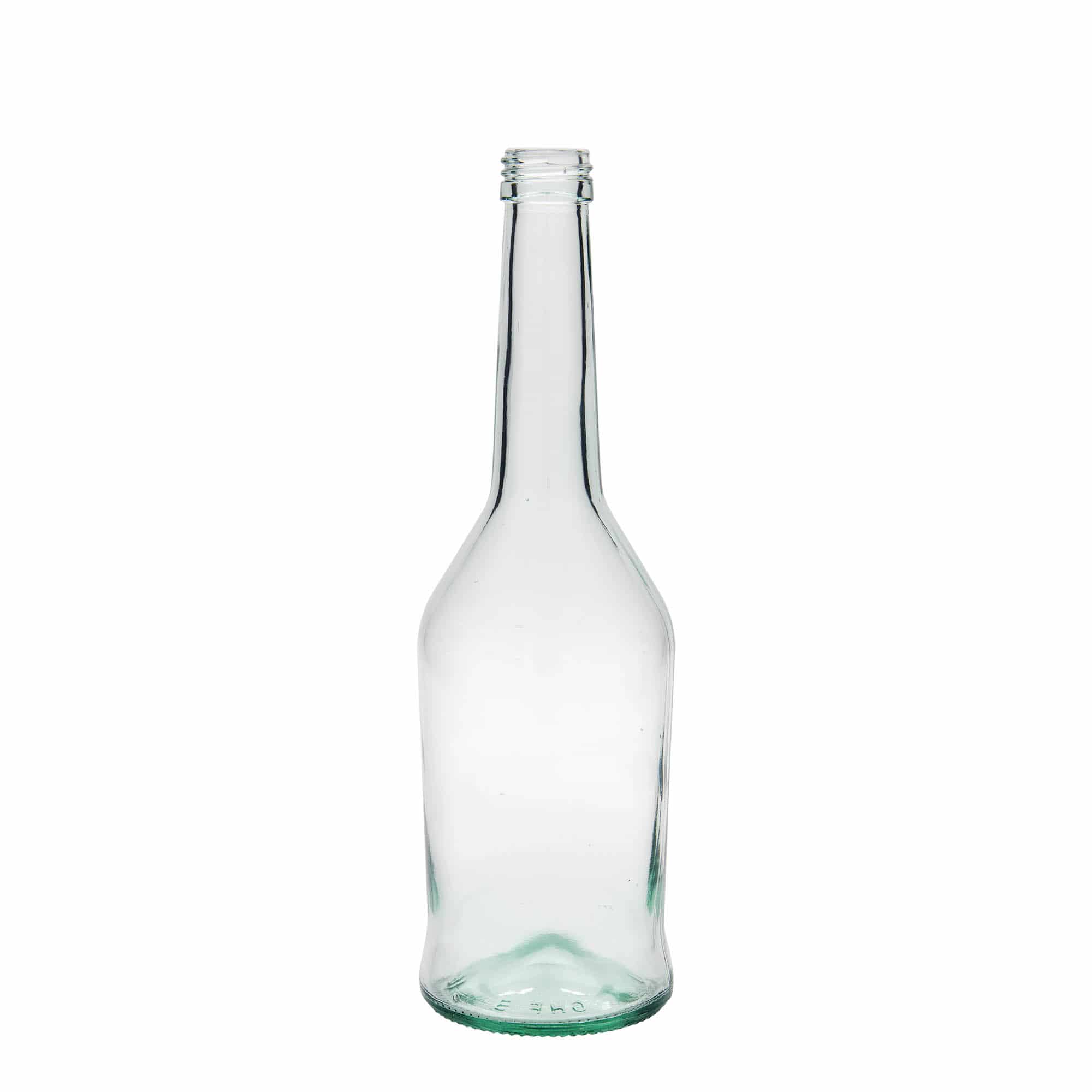 500 ml glass spirit bottle, closure: PP 28