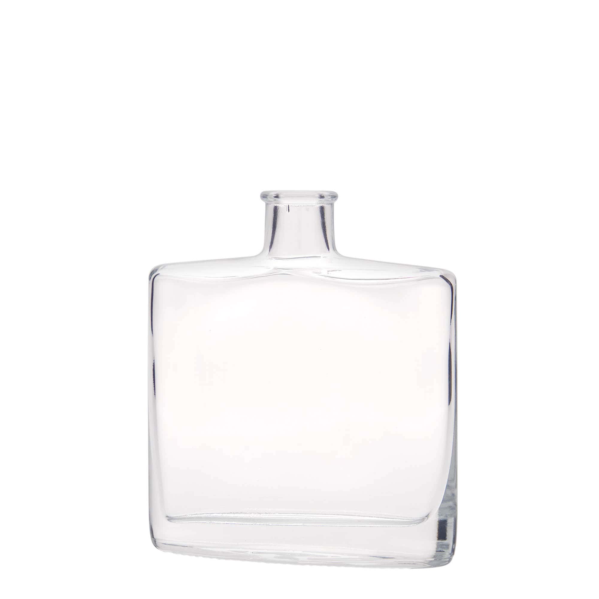 200 ml glass bottle 'Zorbas', oval, closure: cork