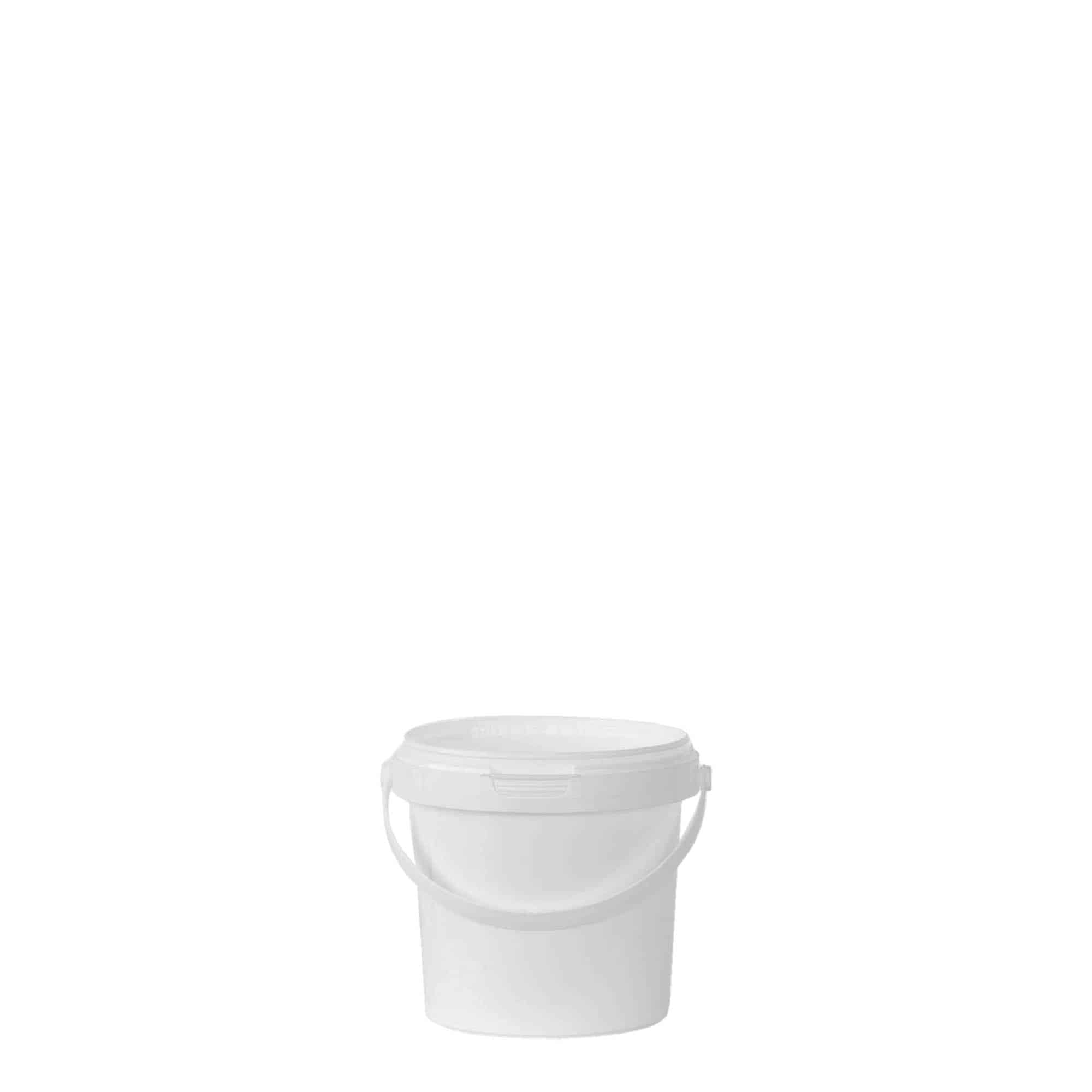 0.6 l bucket, PP plastic, white