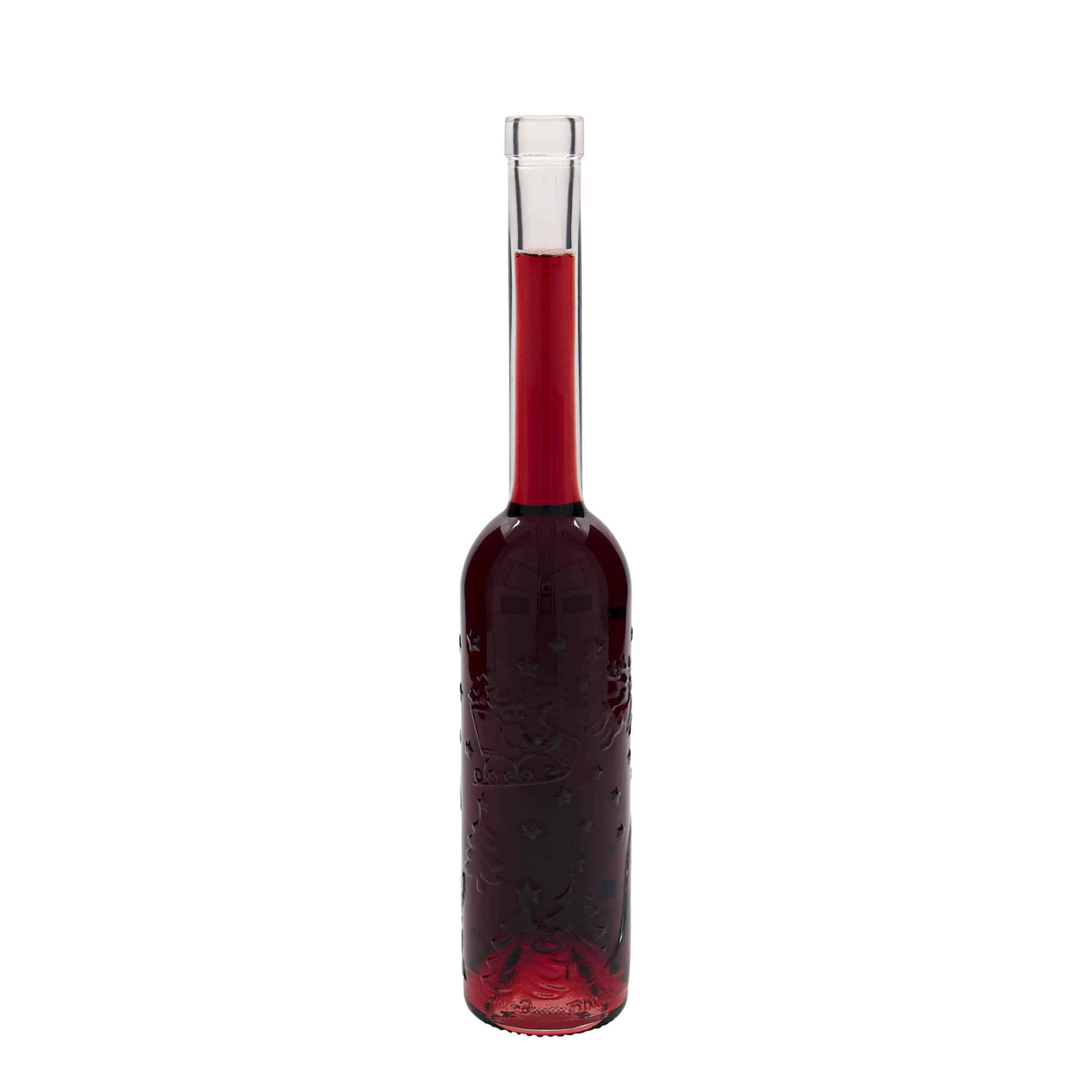 350 ml glass bottle 'Opera Weihnachts-Relief', closure: cork