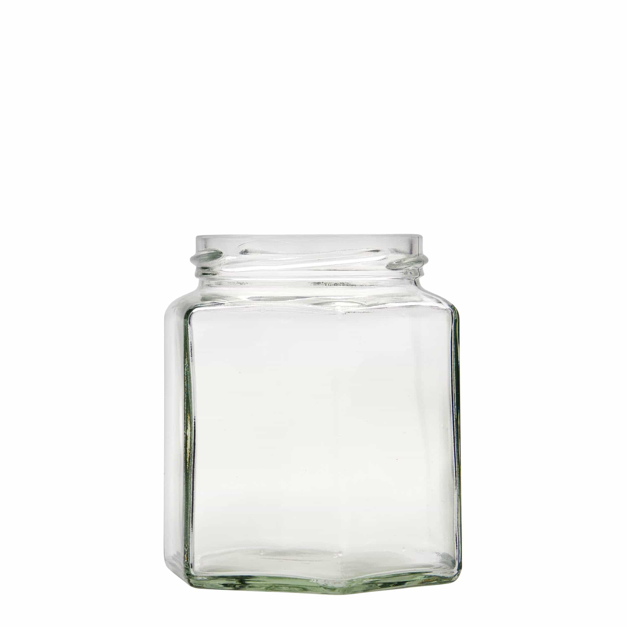 390 ml hexagonal jar, closure: twist off (TO 70)