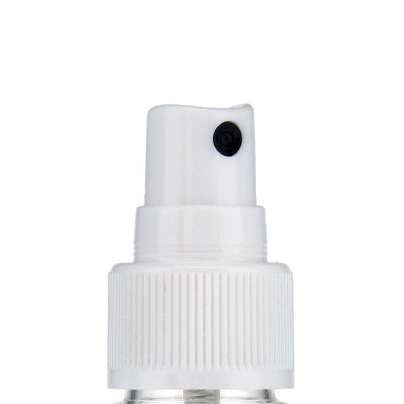 Screw cap with atomiser, PP plastic, white, for opening: GPI 24/410