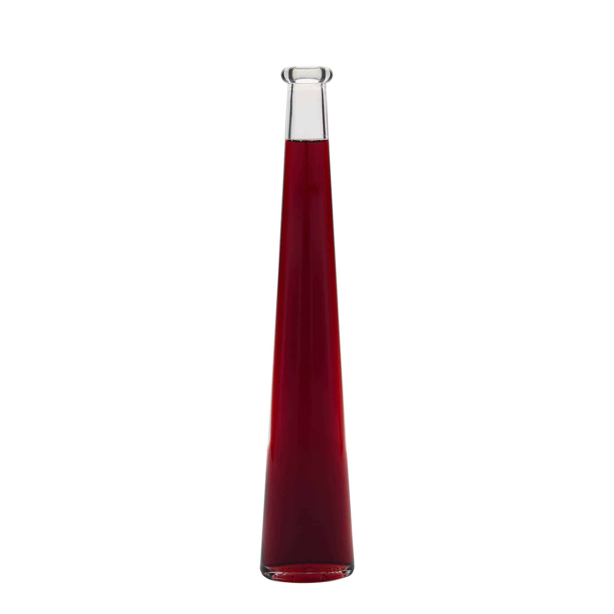 200 ml glass bottle 'Dama Ovale', oval, closure: cork