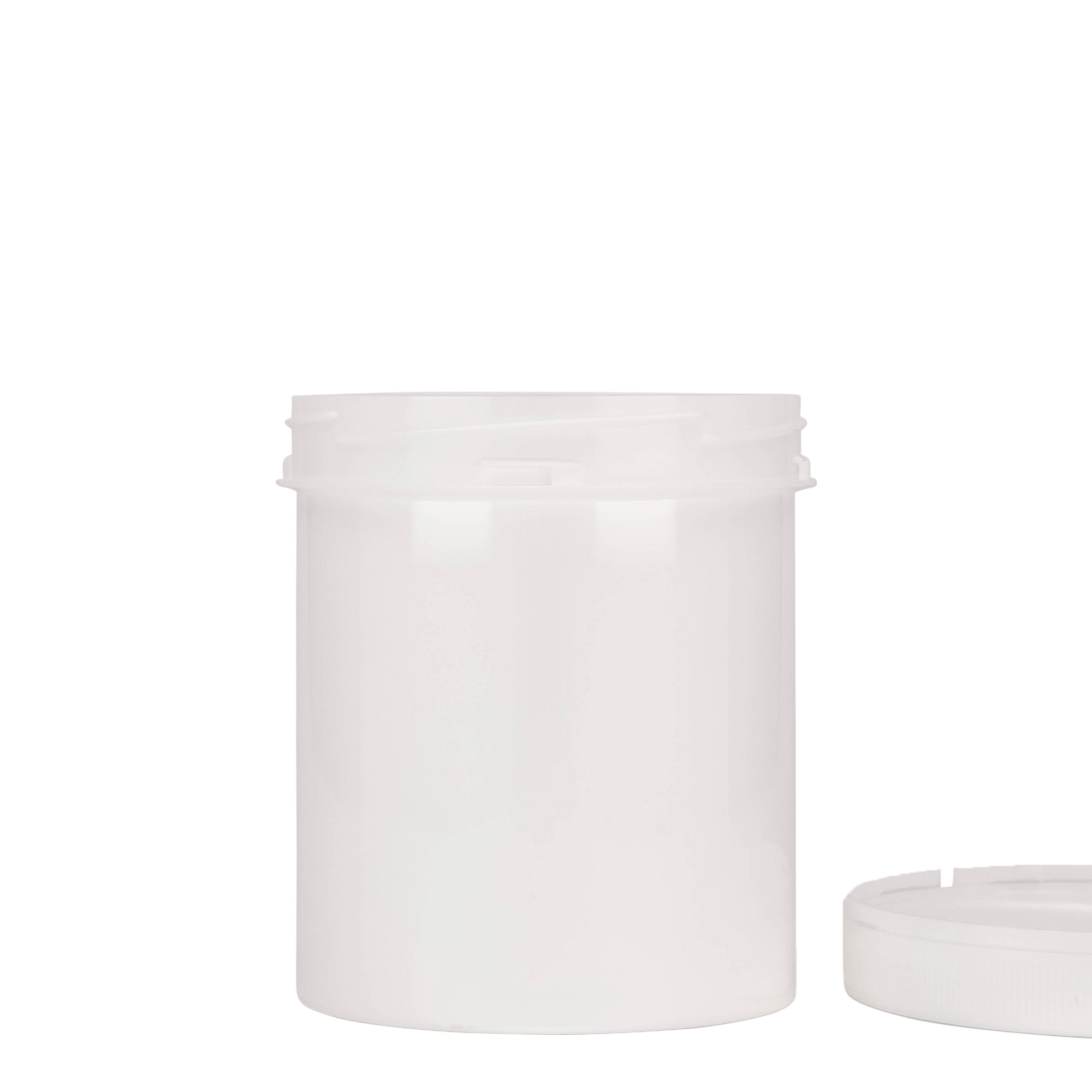 500 ml plastic jar 'Securilock', PP, white, closure: screw cap