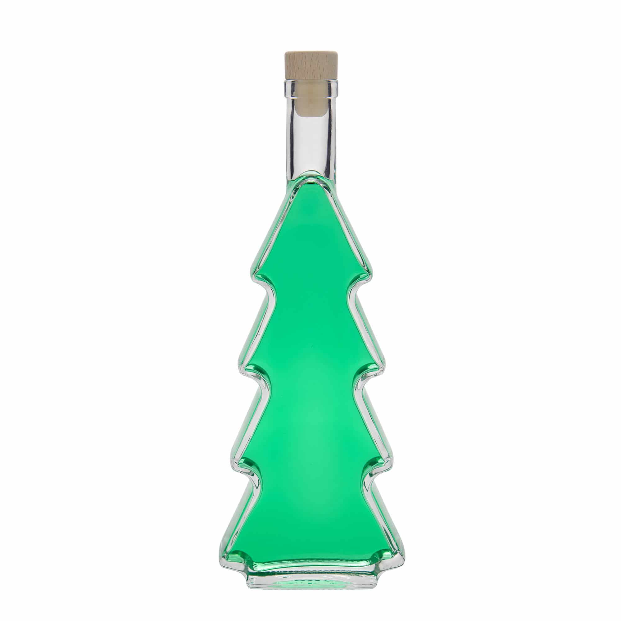 500 ml glass bottle 'Christmas Tree', closure: cork