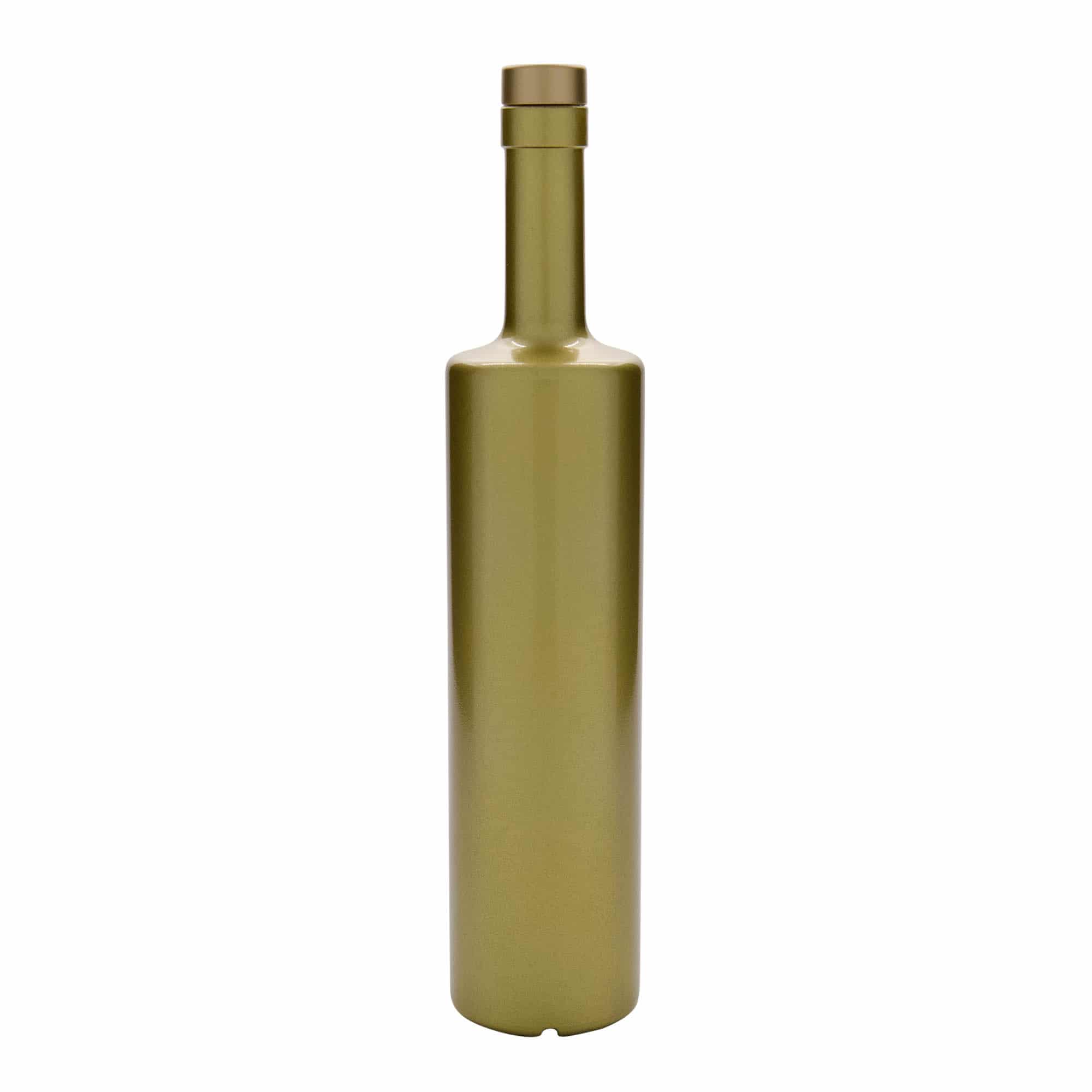 700 ml glass bottle 'Centurio', gold, closure: cork