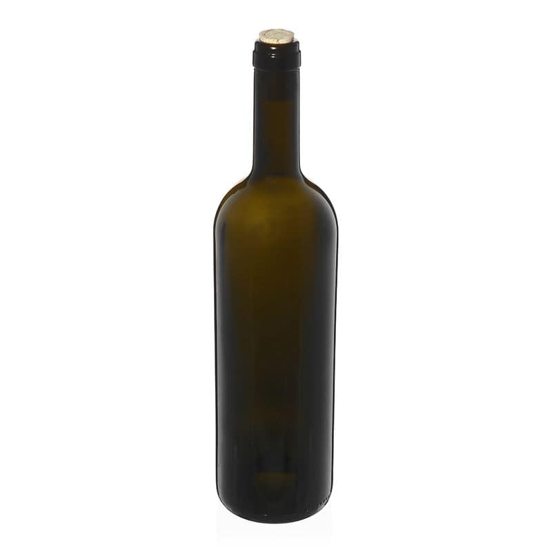 750 ml wine bottle 'Golia', antique green, closure: cork