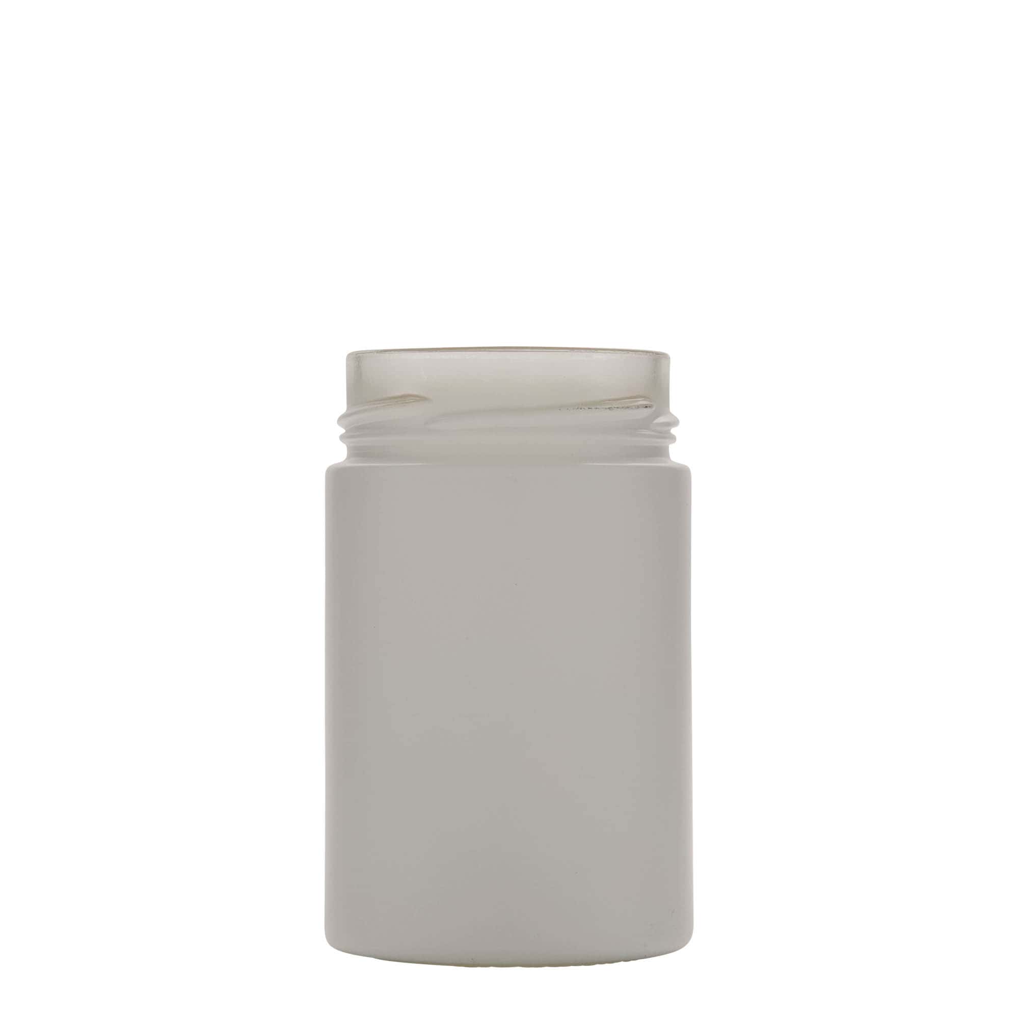 327 ml round jar 'Aurora', white, closure: deep twist off (DTO 66)