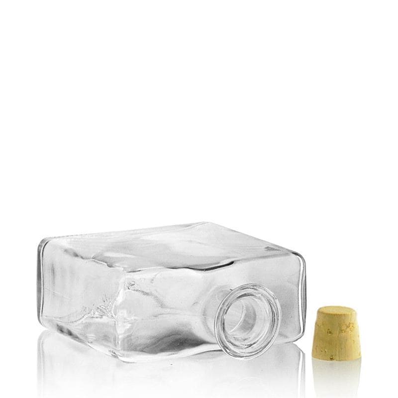 500 ml glass bottle 'Julia', rectangular, closure: cork