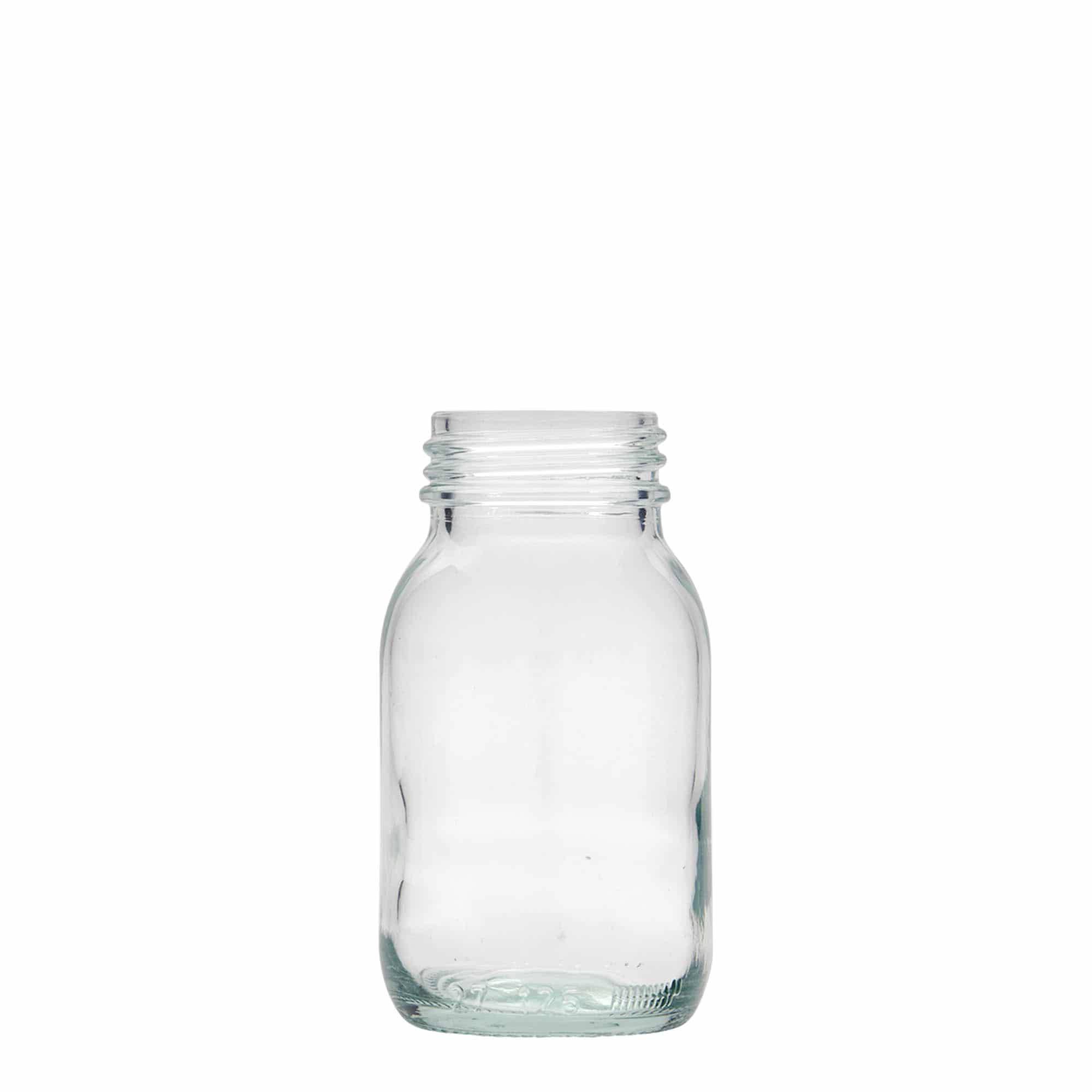 125 ml wide mouth jar, closure: DIN 40