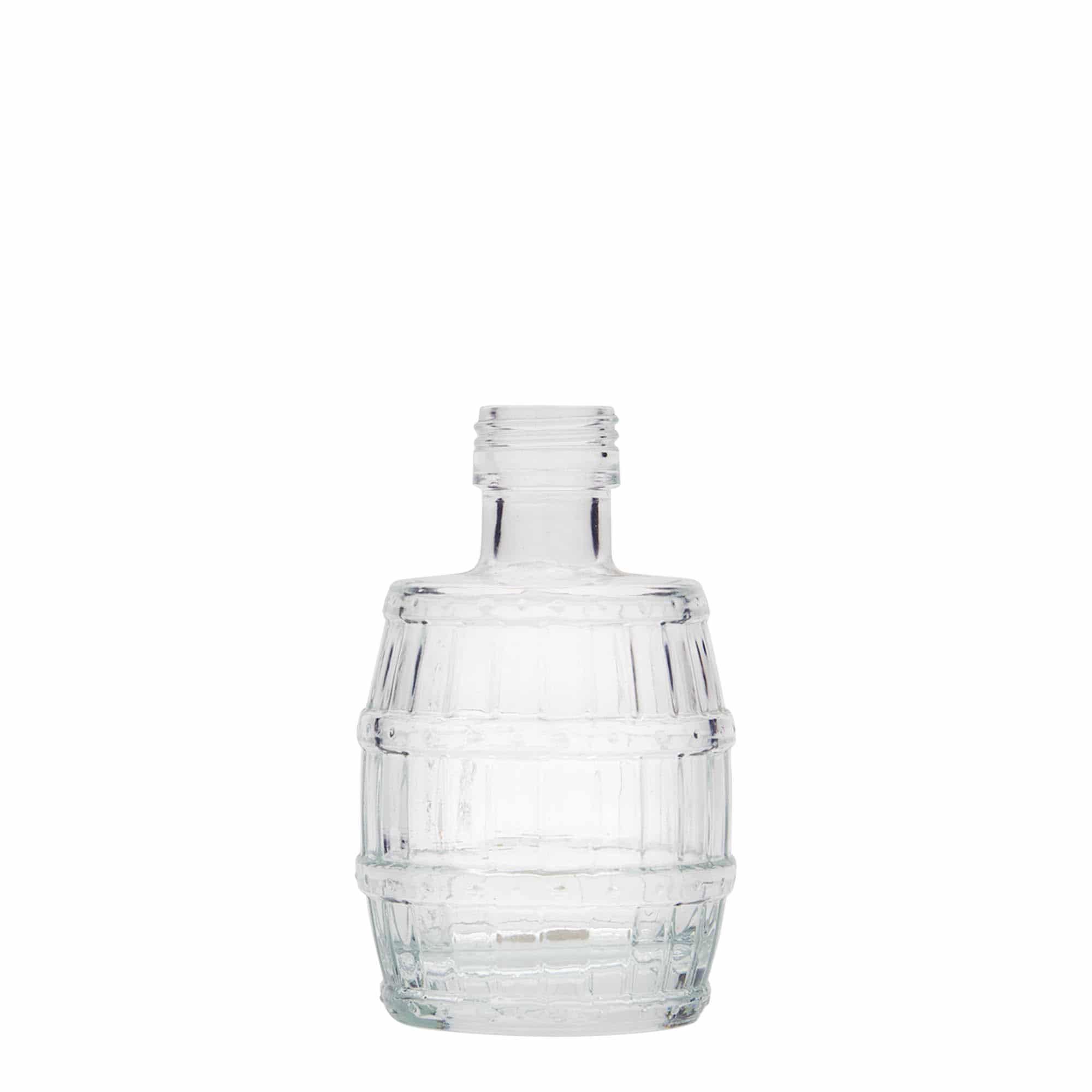 100 ml glass bottle 'Fass', closure: PP 24