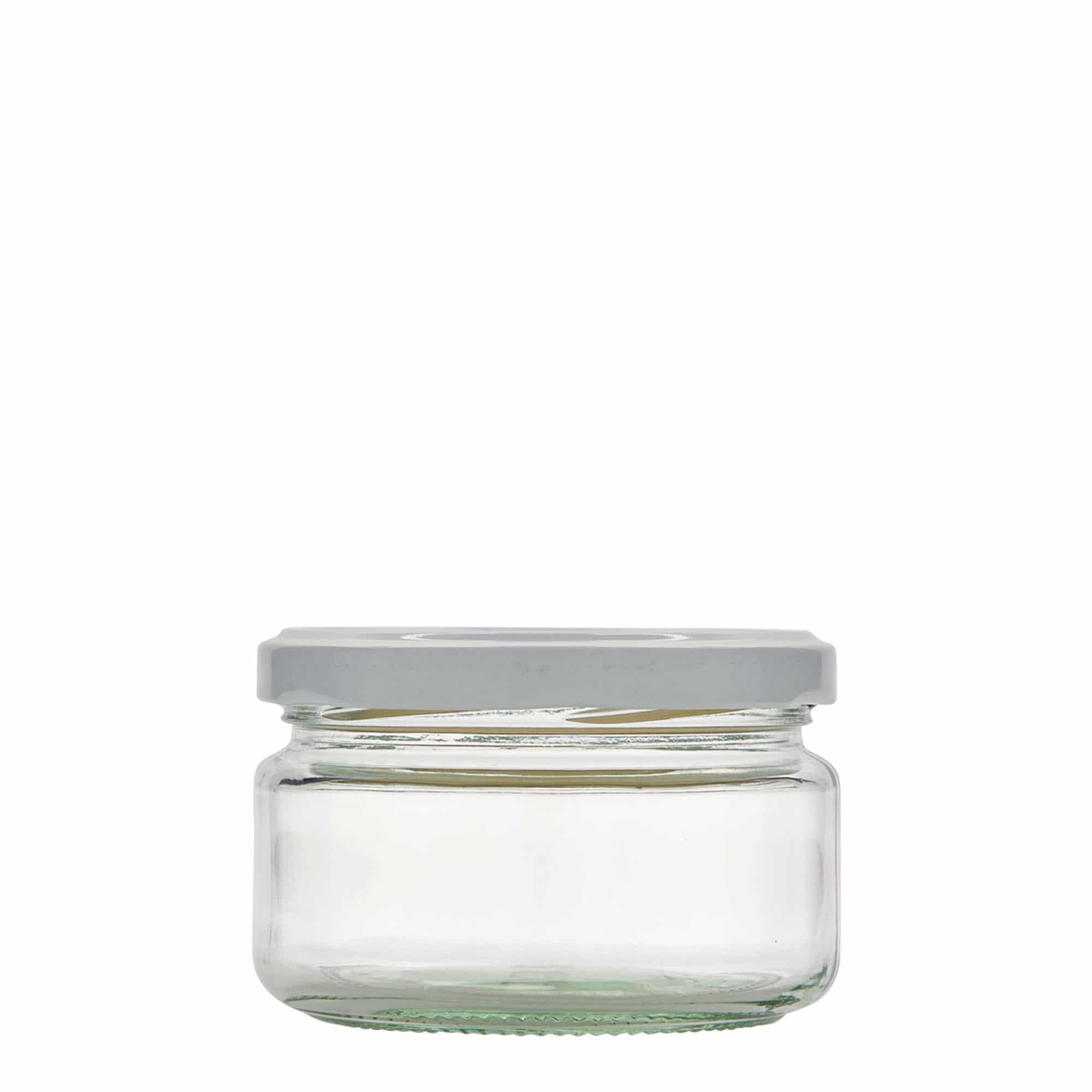 230 ml short round jar, closure: twist off (TO 82)