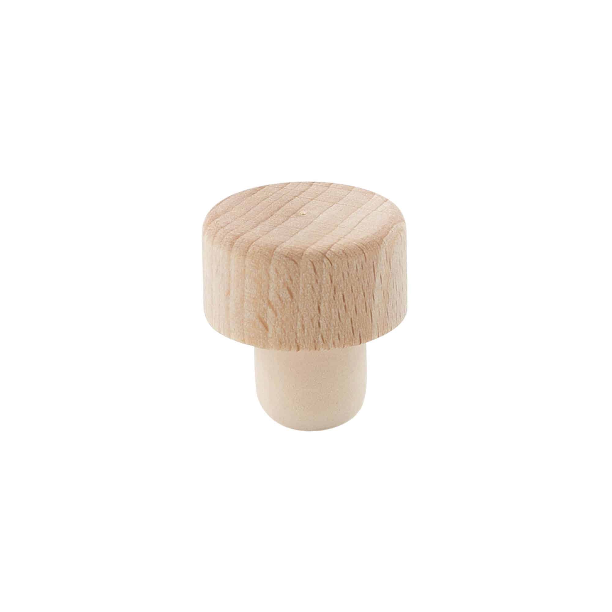 16 mm mushroom cork, wood, for opening: cork