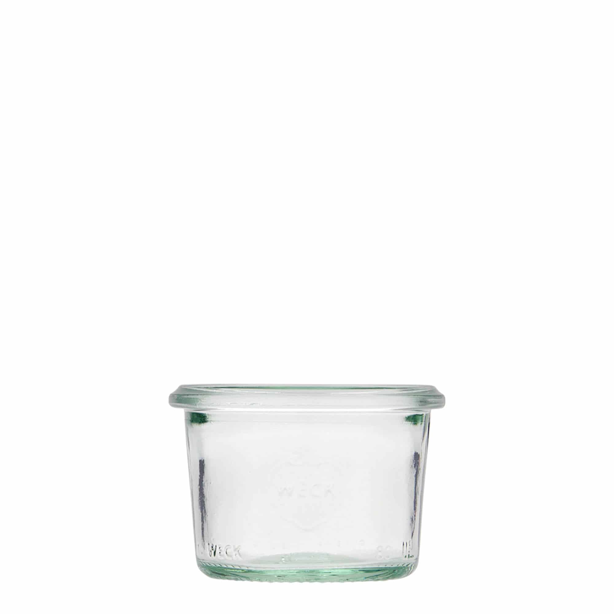 80 ml WECK cylindrical jar, closure: round rim