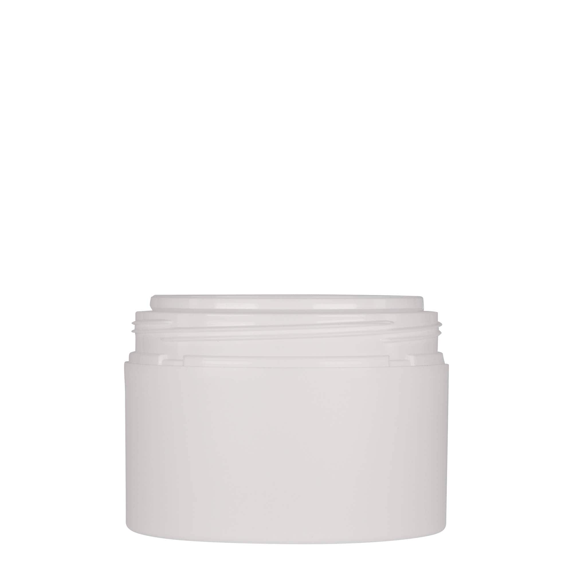 250 ml plastic jar 'Antonella', PP, white, closure: screw cap