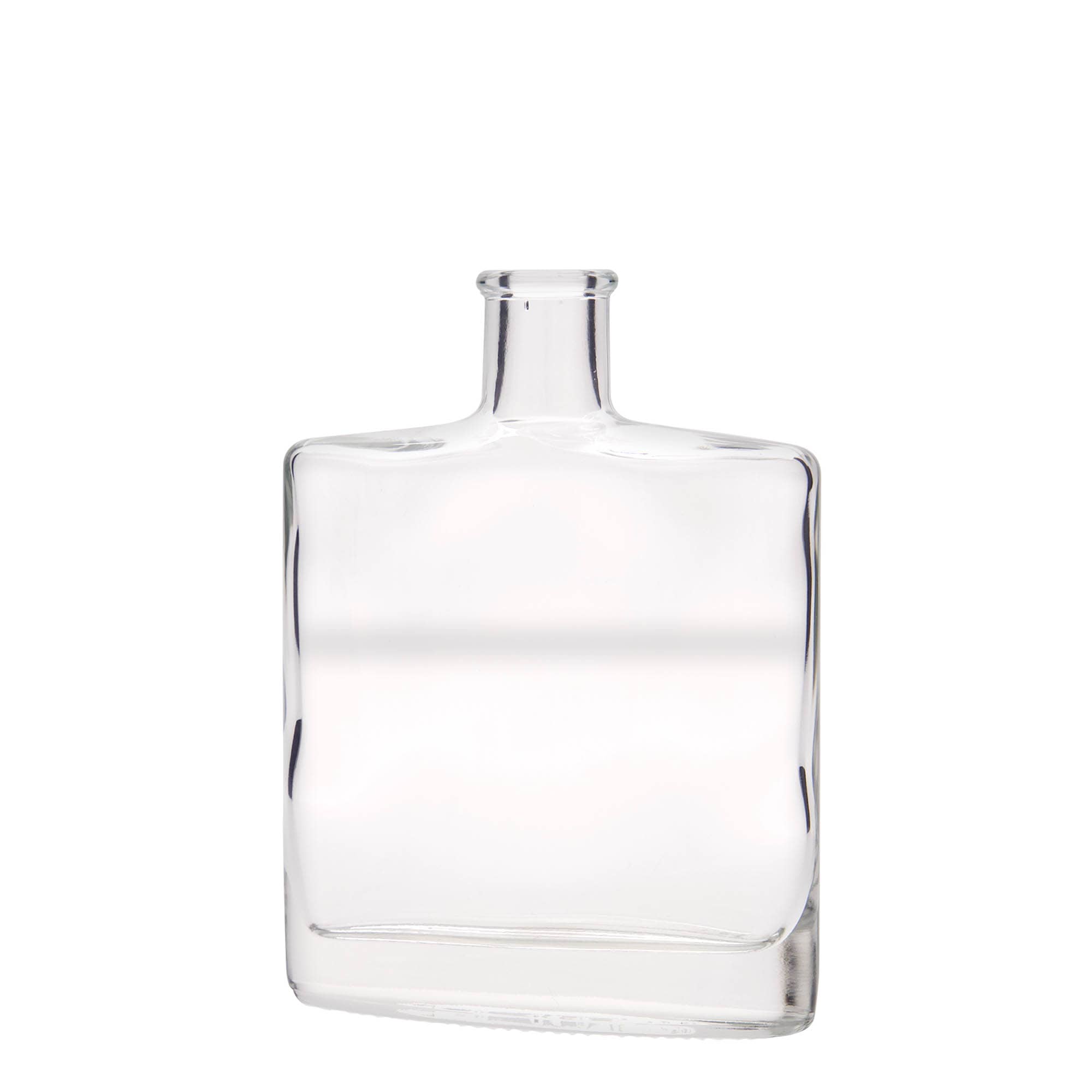 350 ml glass bottle 'Zorbas', oval, closure: cork