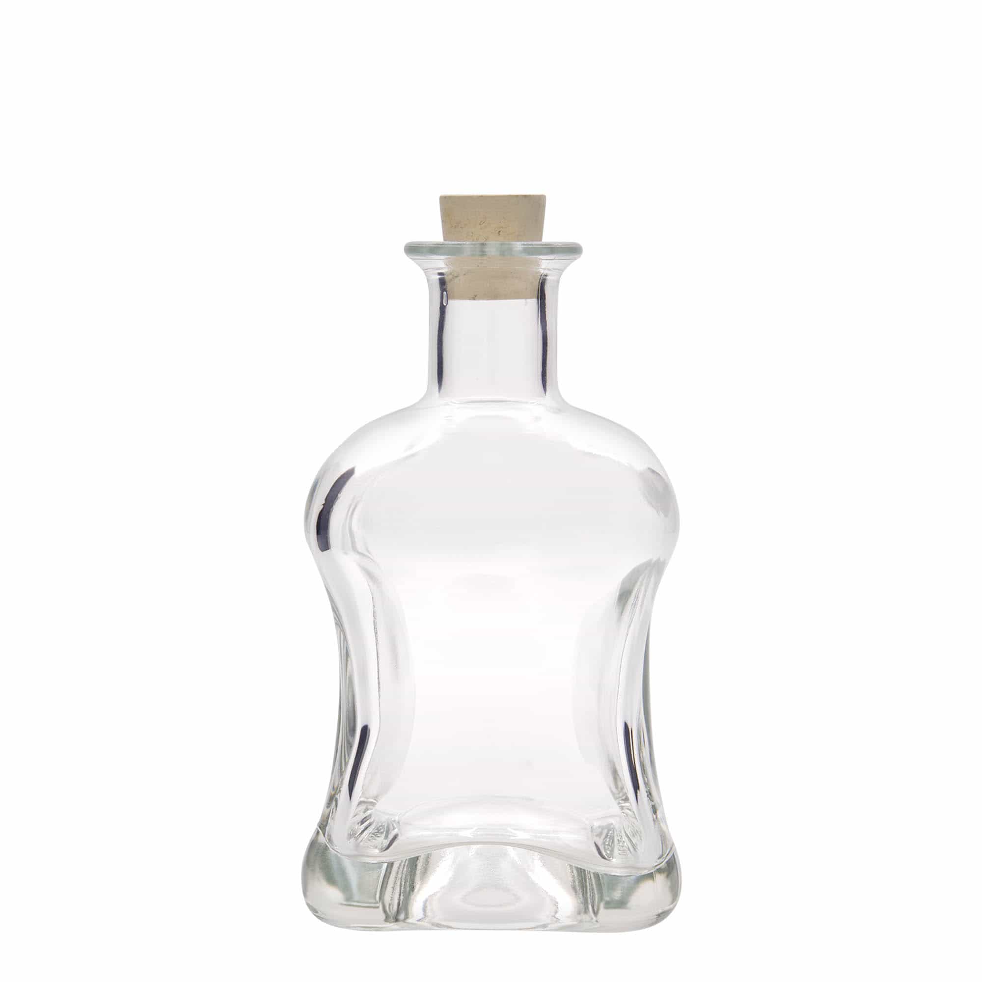 500 ml glass bottle 'Dublin', square, closure: cork