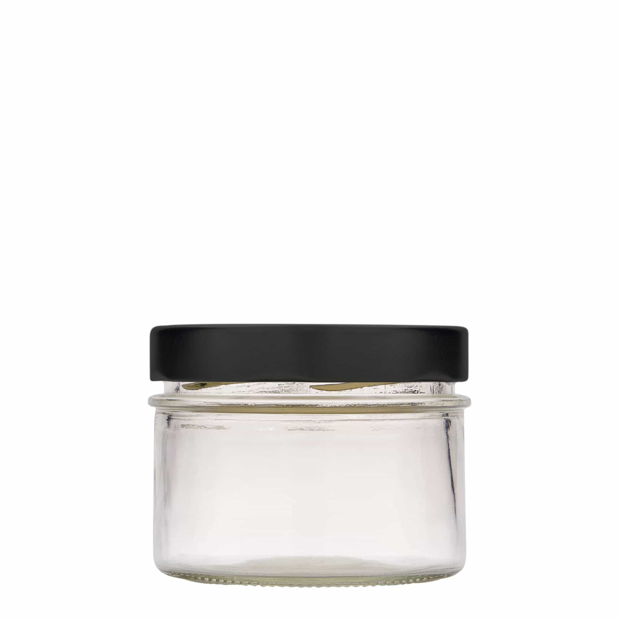 262 ml round jar 'Monza', closure: deep twist off (DTO 82)