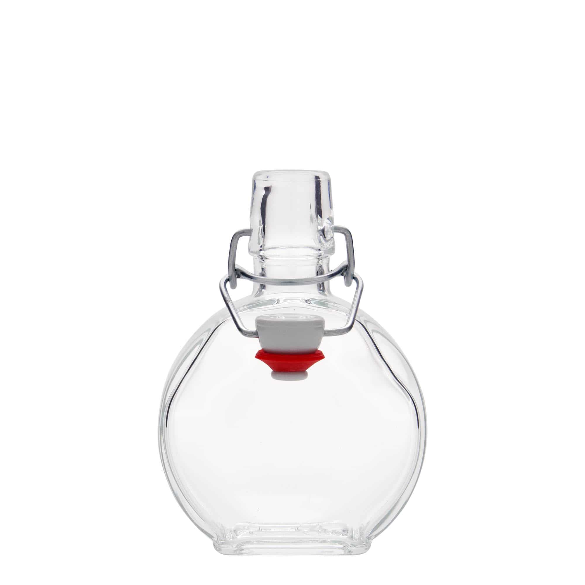 200 ml glass bottle 'Sensatione', rectangular, closure: swing top