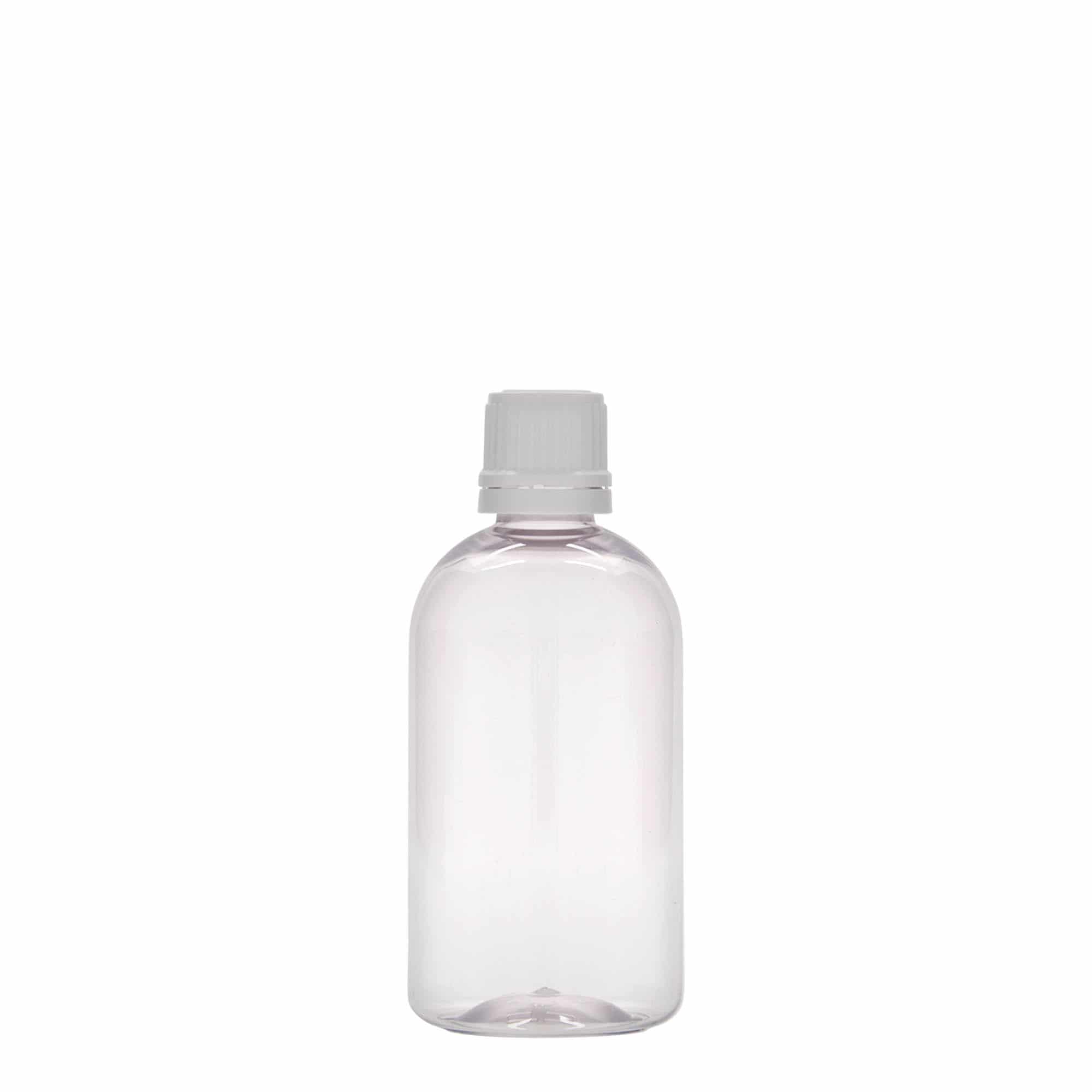 100 ml PET medicine bottle 'Easy Living', plastic, closure: DIN 18