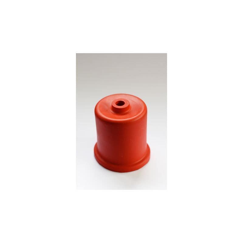 Fermentation cap type 4a, rubber, red