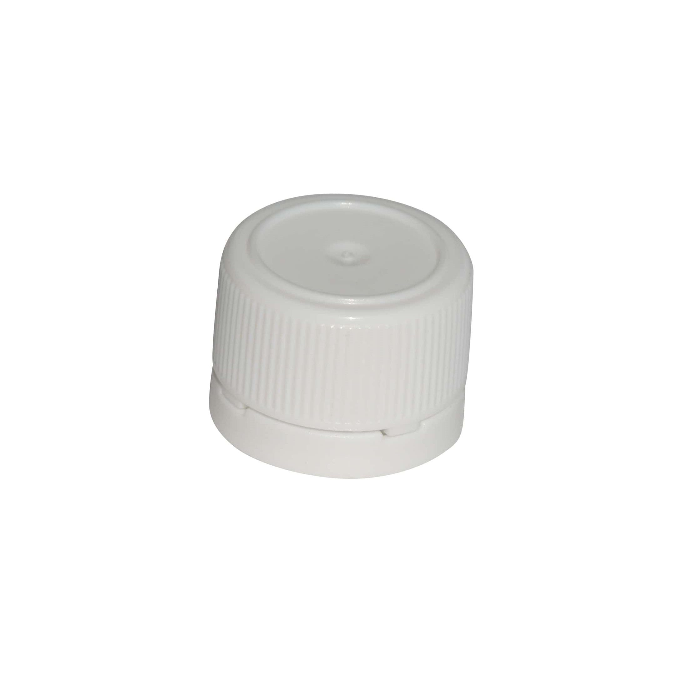 Screw cap for PET tubes, plastic, white