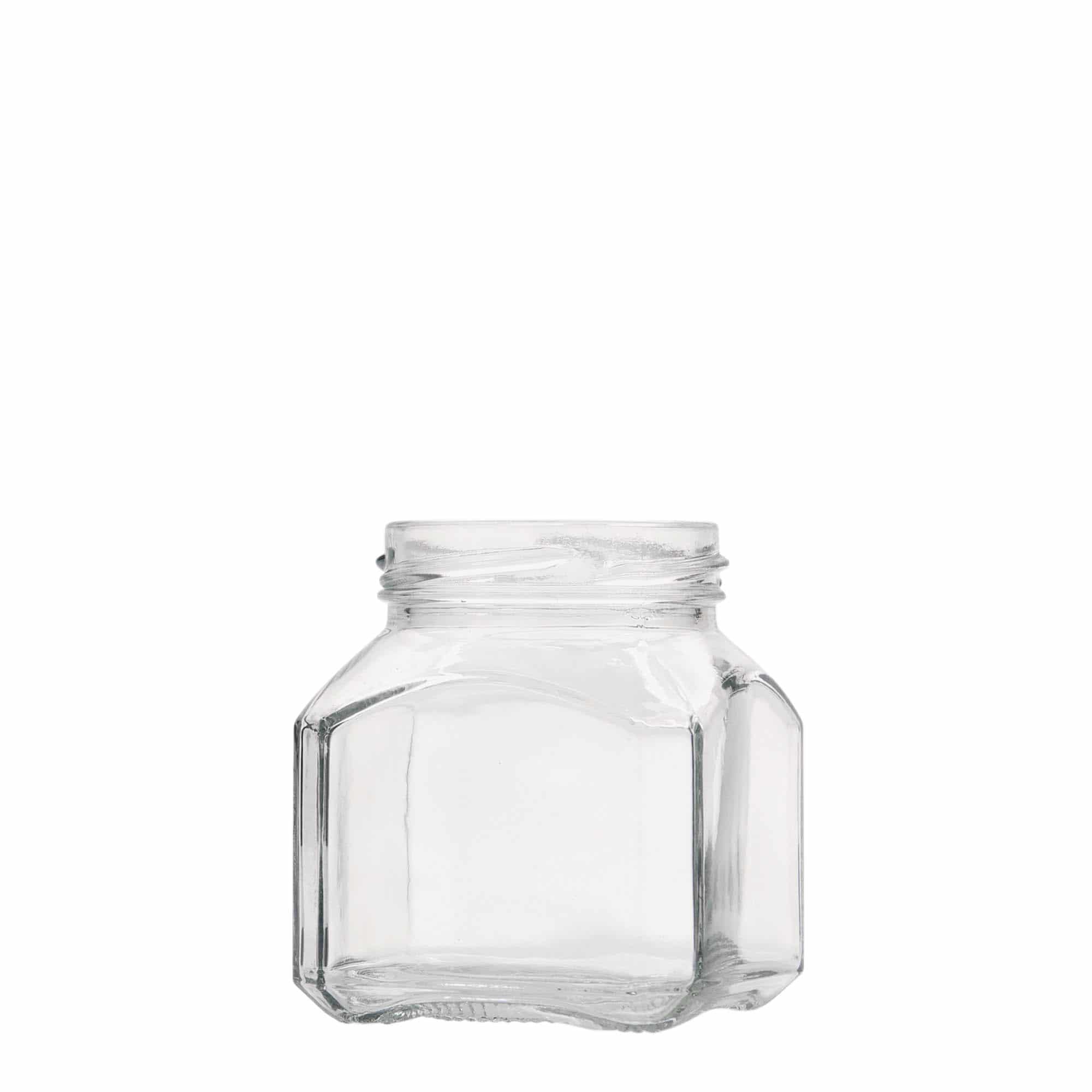 212 ml square jar 'Milano', closure: twist off (TO 58)