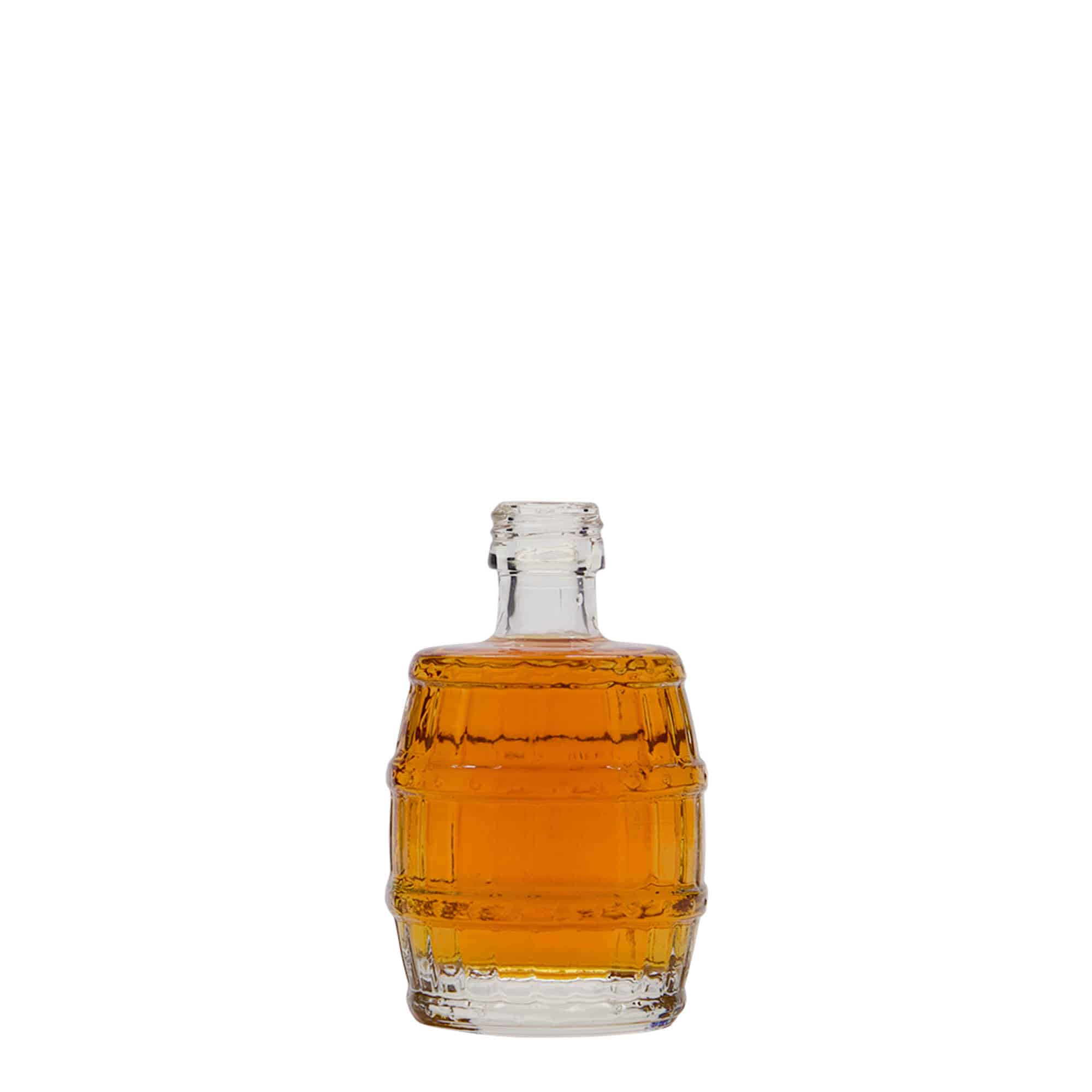 50 ml glass bottle 'Fass', closure: PP 18