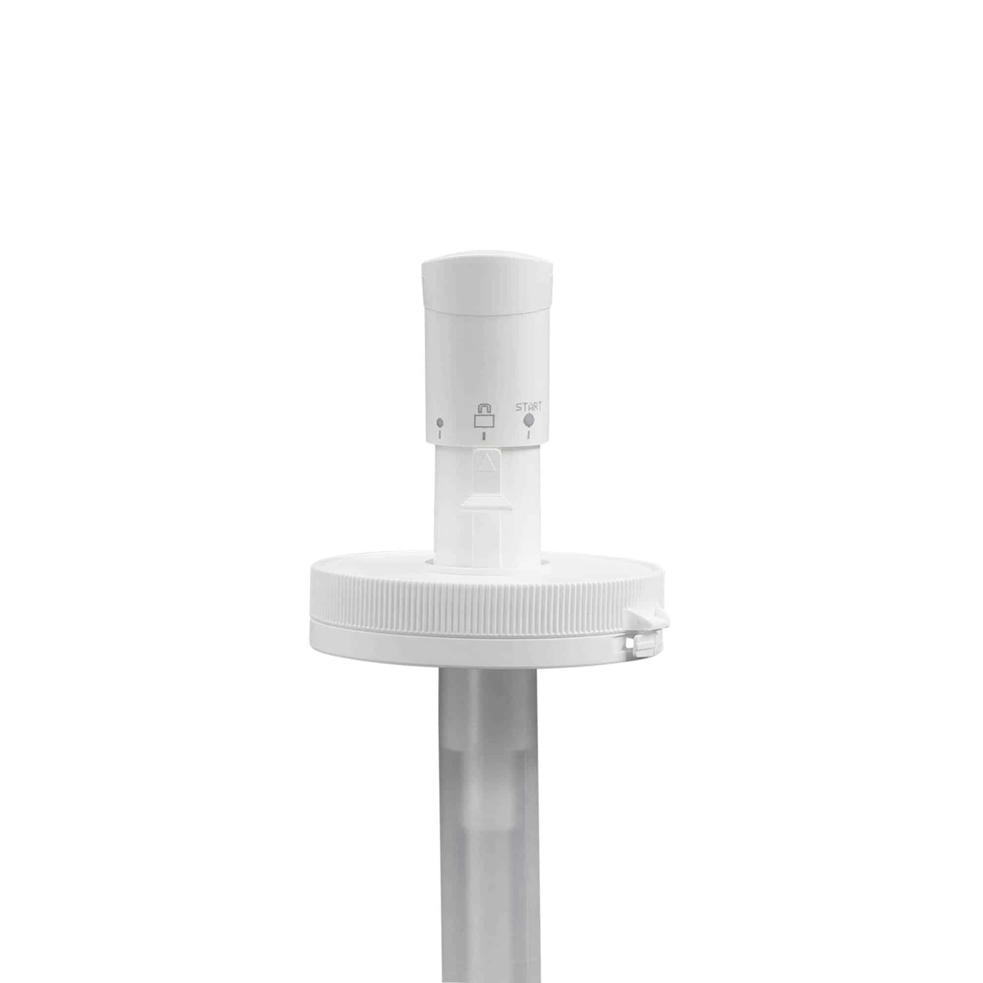 Dispenser pump for 655 ml 'Securibox', PE plastic, white, for opening: screw cap