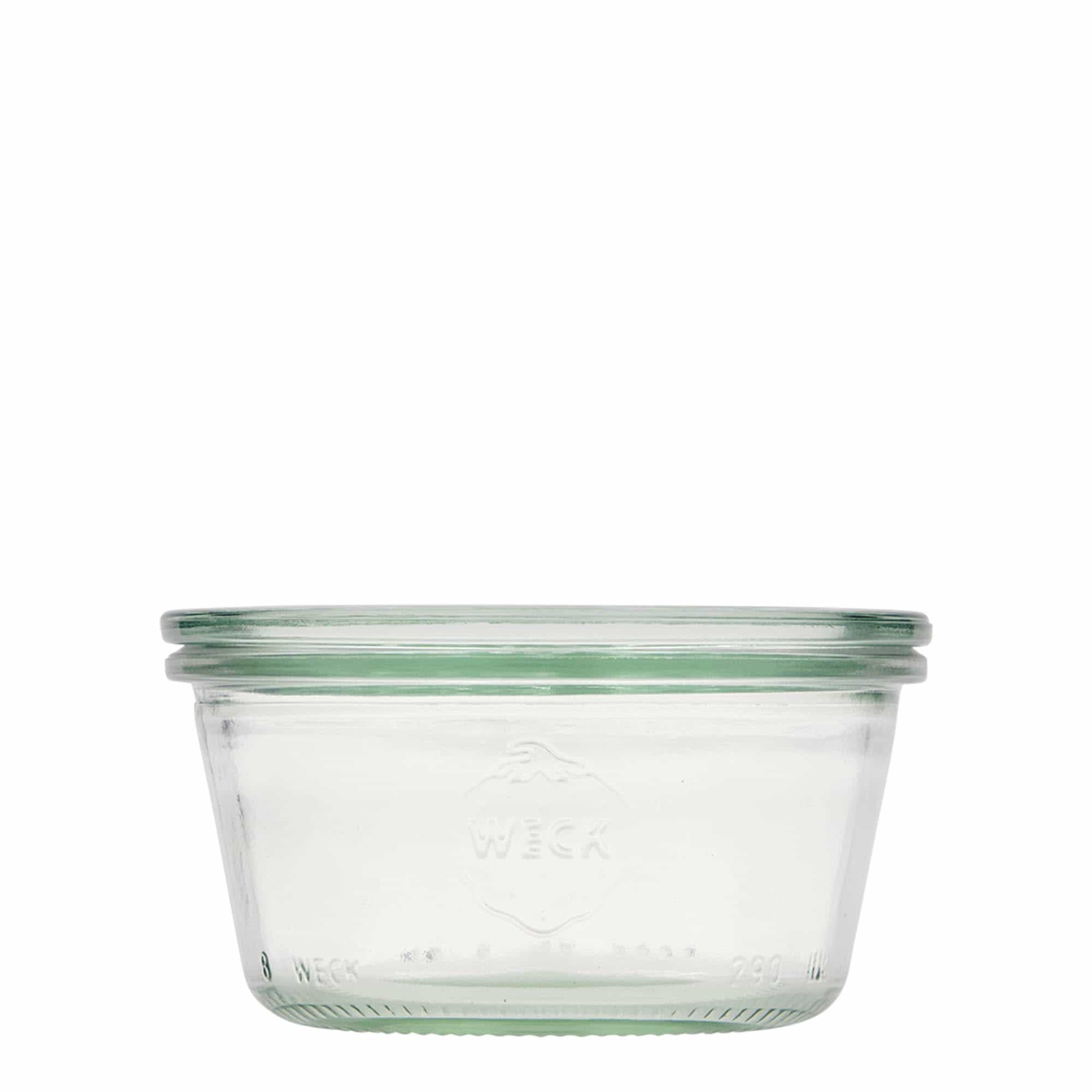 290 ml WECK cylindrical jar, closure: round rim