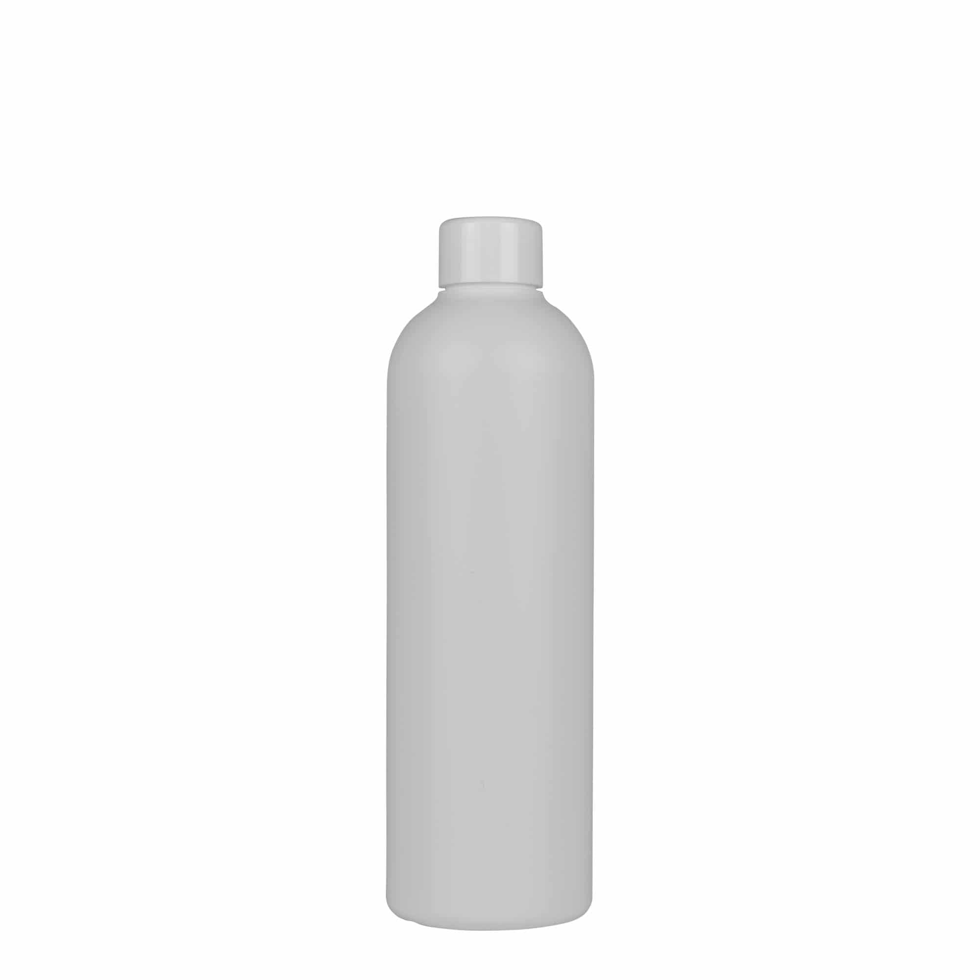 300 ml plastic bottle 'Tuffy', HDPE, white, closure: GPI 24/410