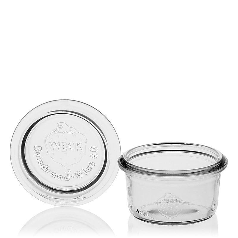 50 ml WECK cylindrical jar, closure: round rim