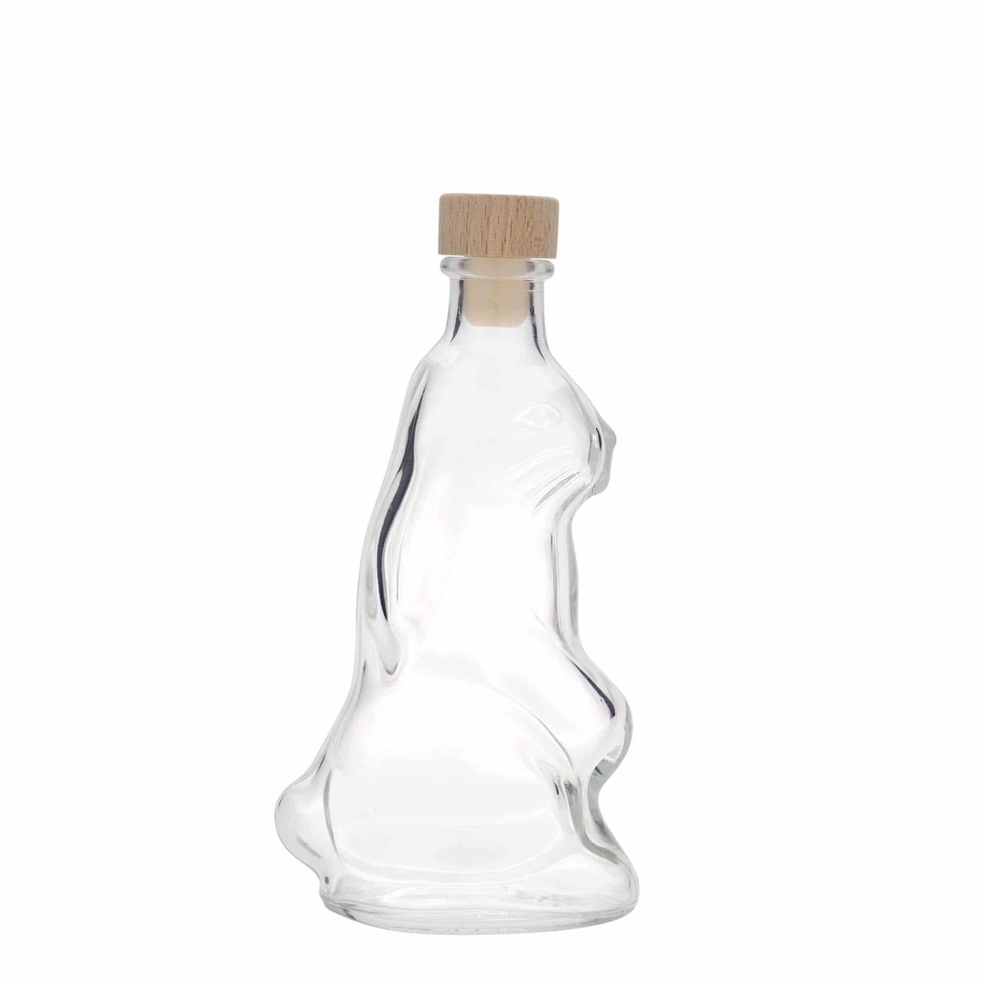 200 ml glass bottle 'Hare', closure: cork