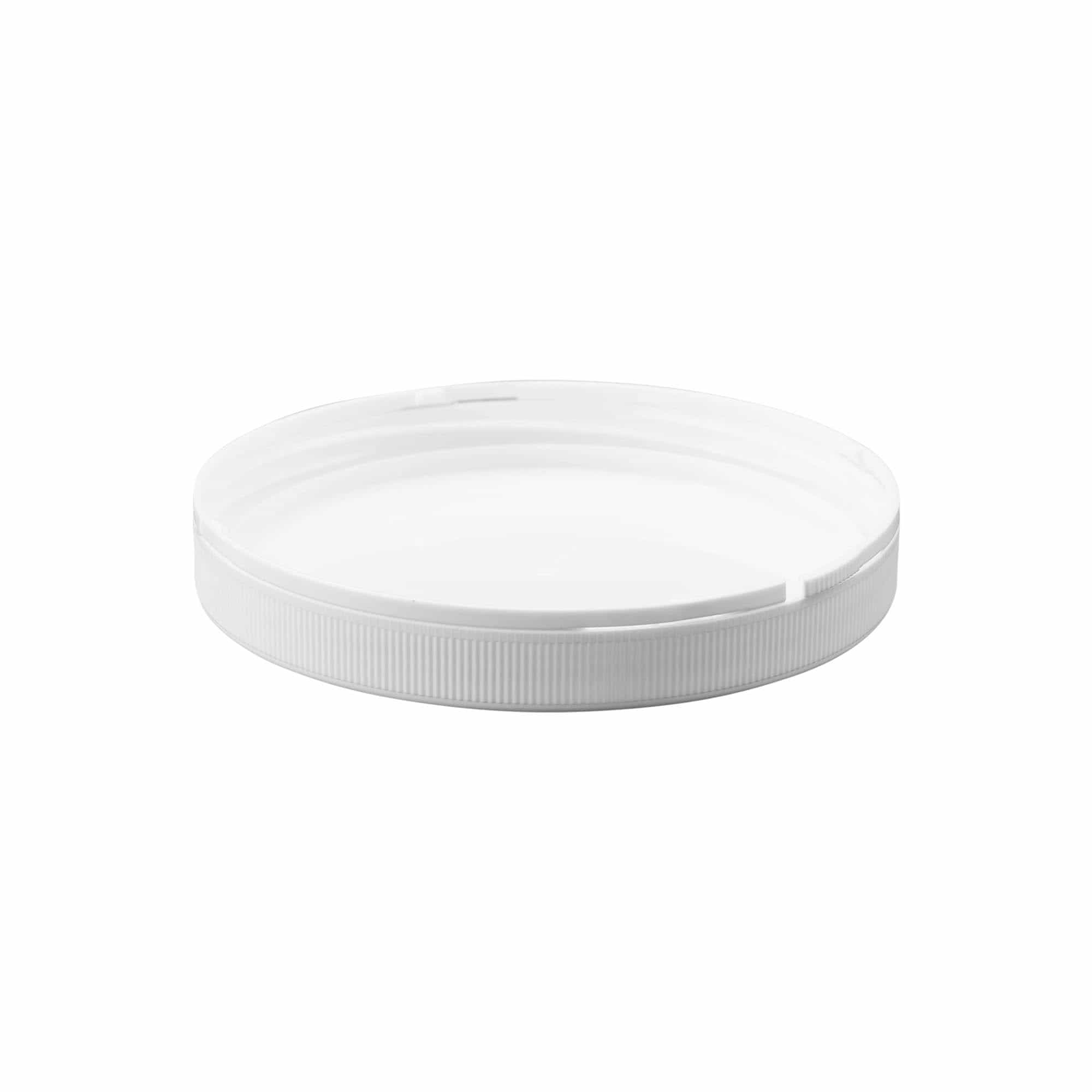 116.5 mm screw cap 'Securilock', PP plastic, white