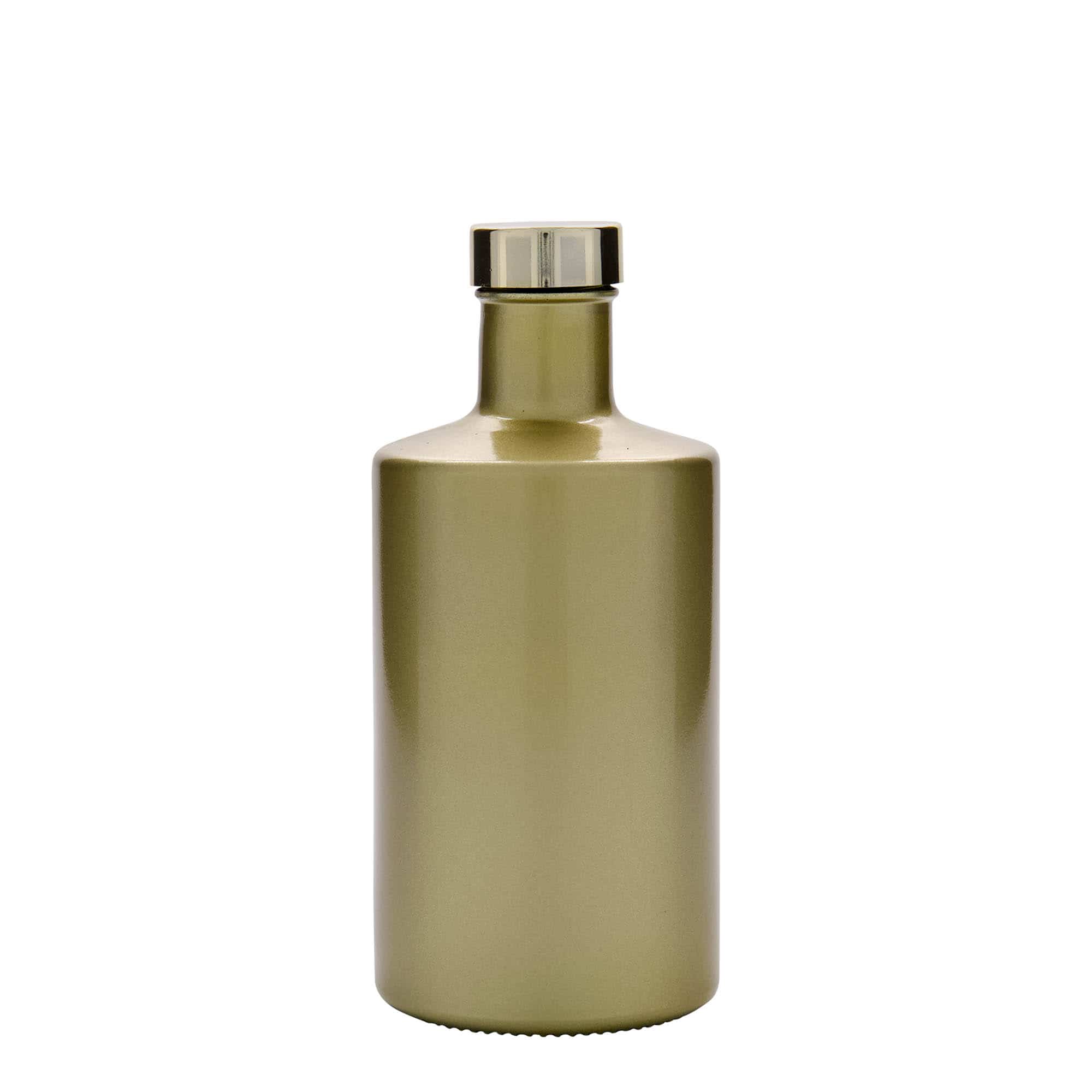 500 ml glass bottle 'Caroline', gold, closure: GPI 33