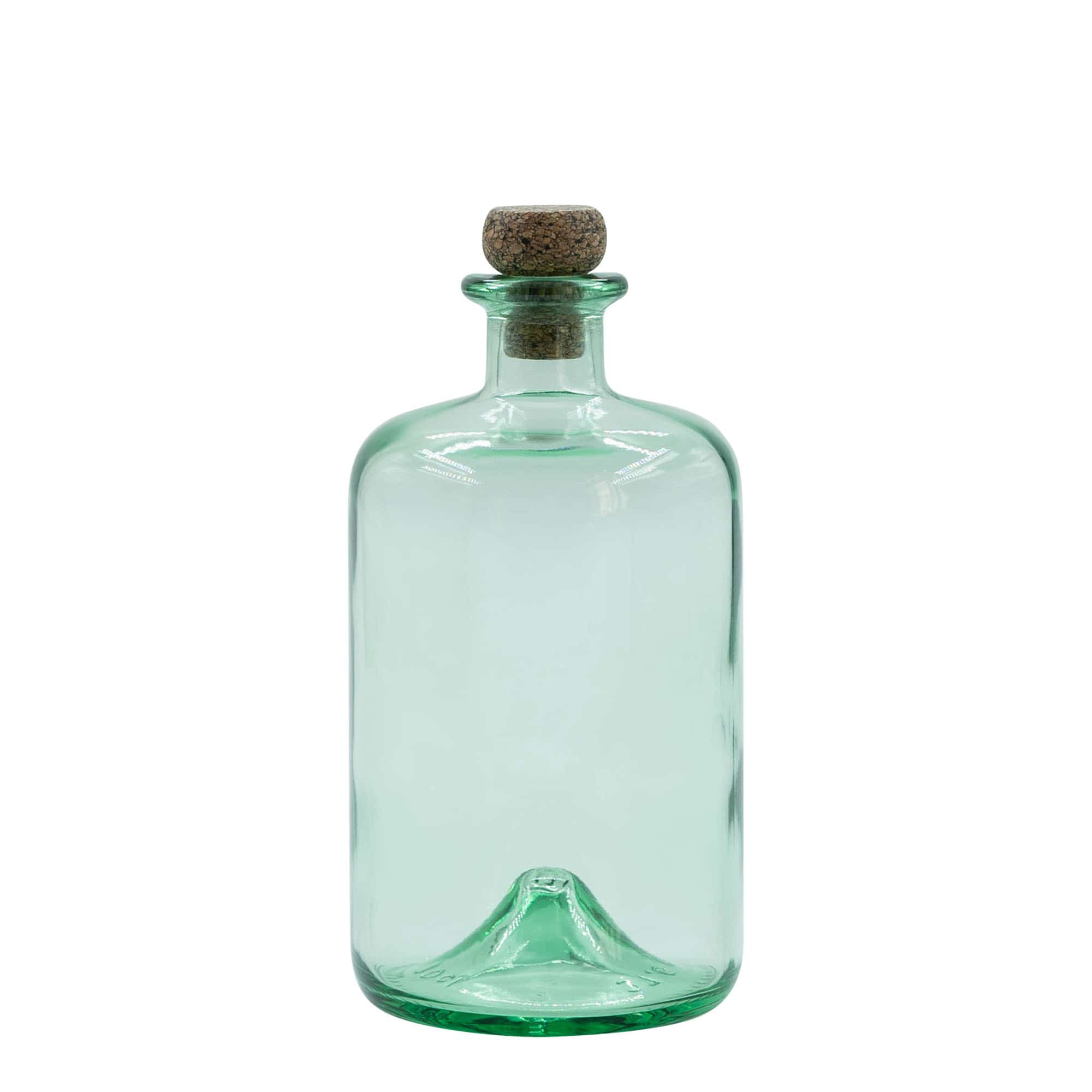 700 ml glass bottle 'Pharma', mouth: cork