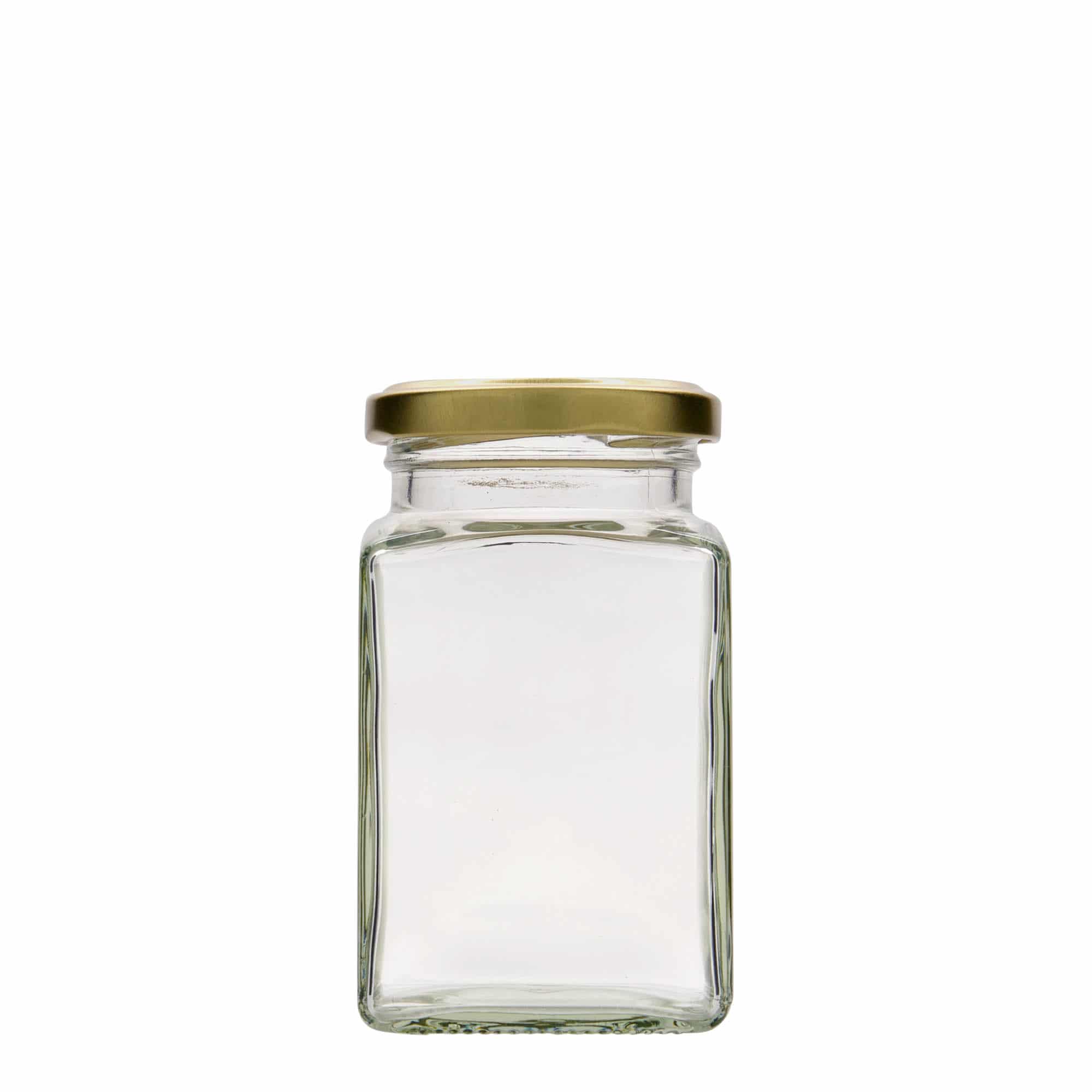 260 ml square jar, closure: twist off (TO 58)