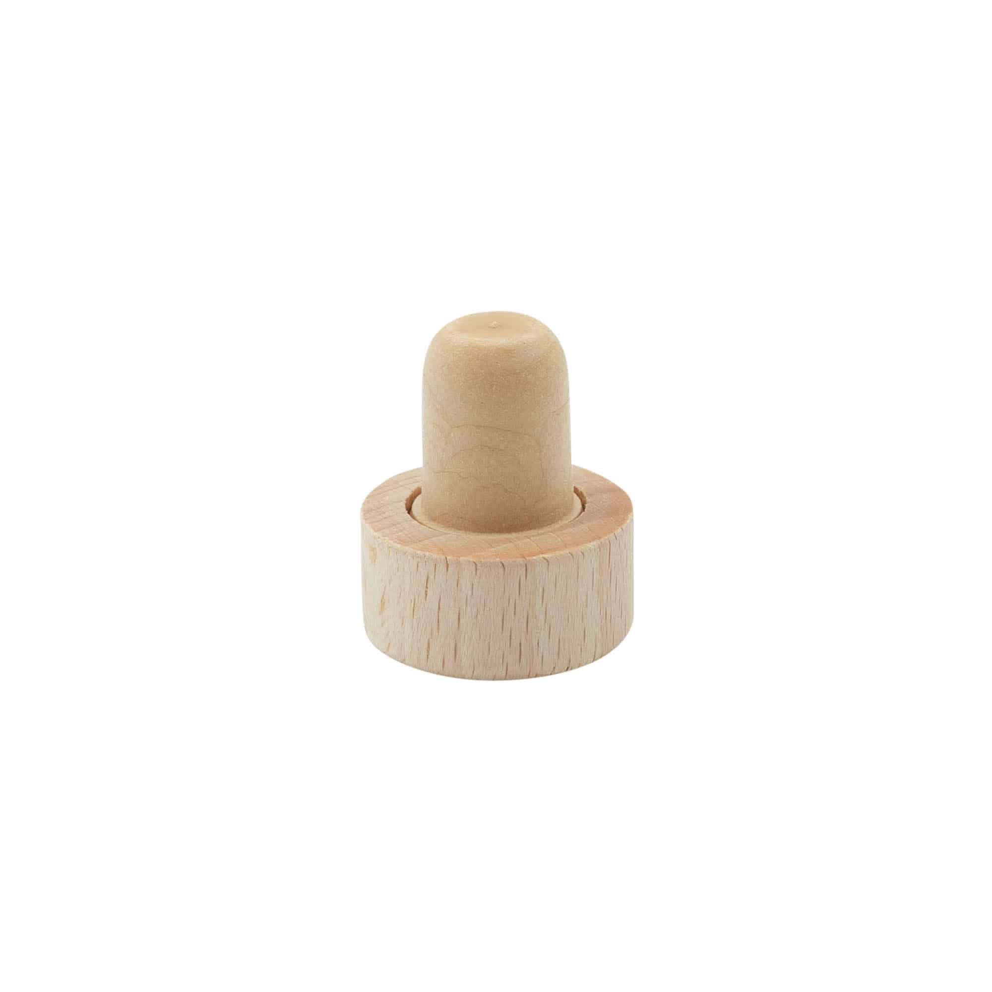 16 mm mushroom cork, plastic/wood, multicolour, for opening: cork
