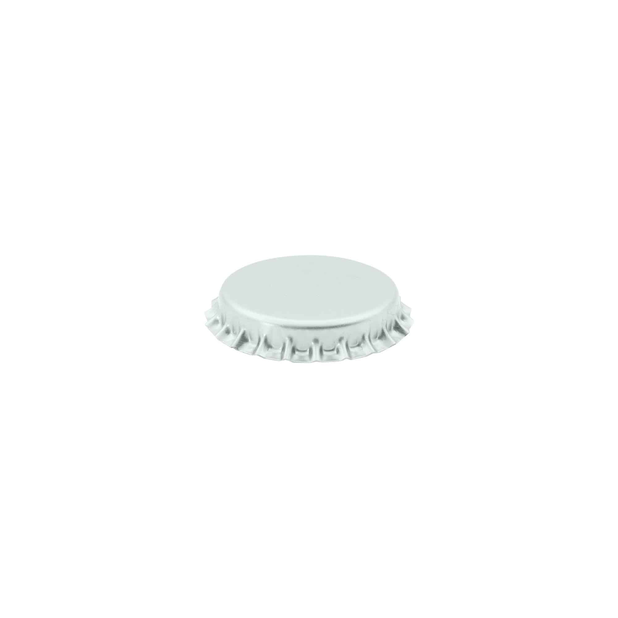 29 mm crown cap, metal, silver