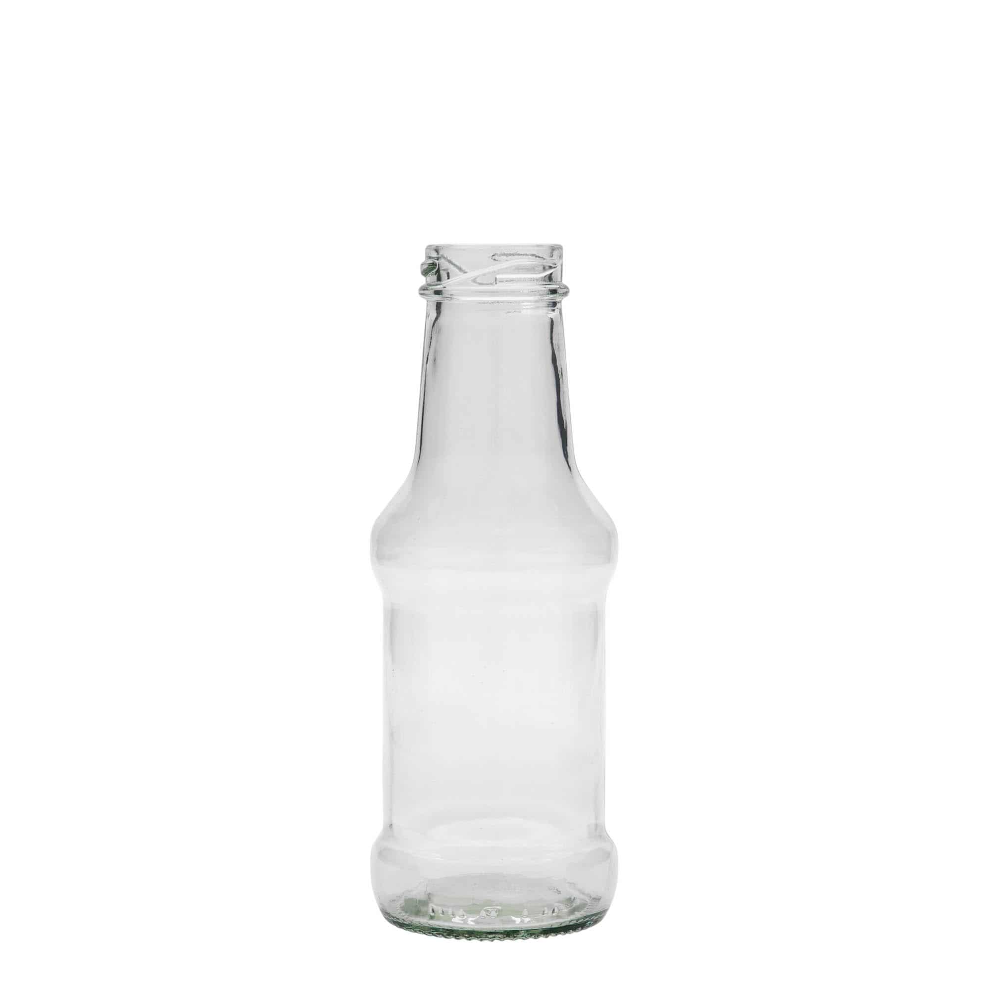 250 ml condiment bottle, glass, closure: twist off (TO 38)