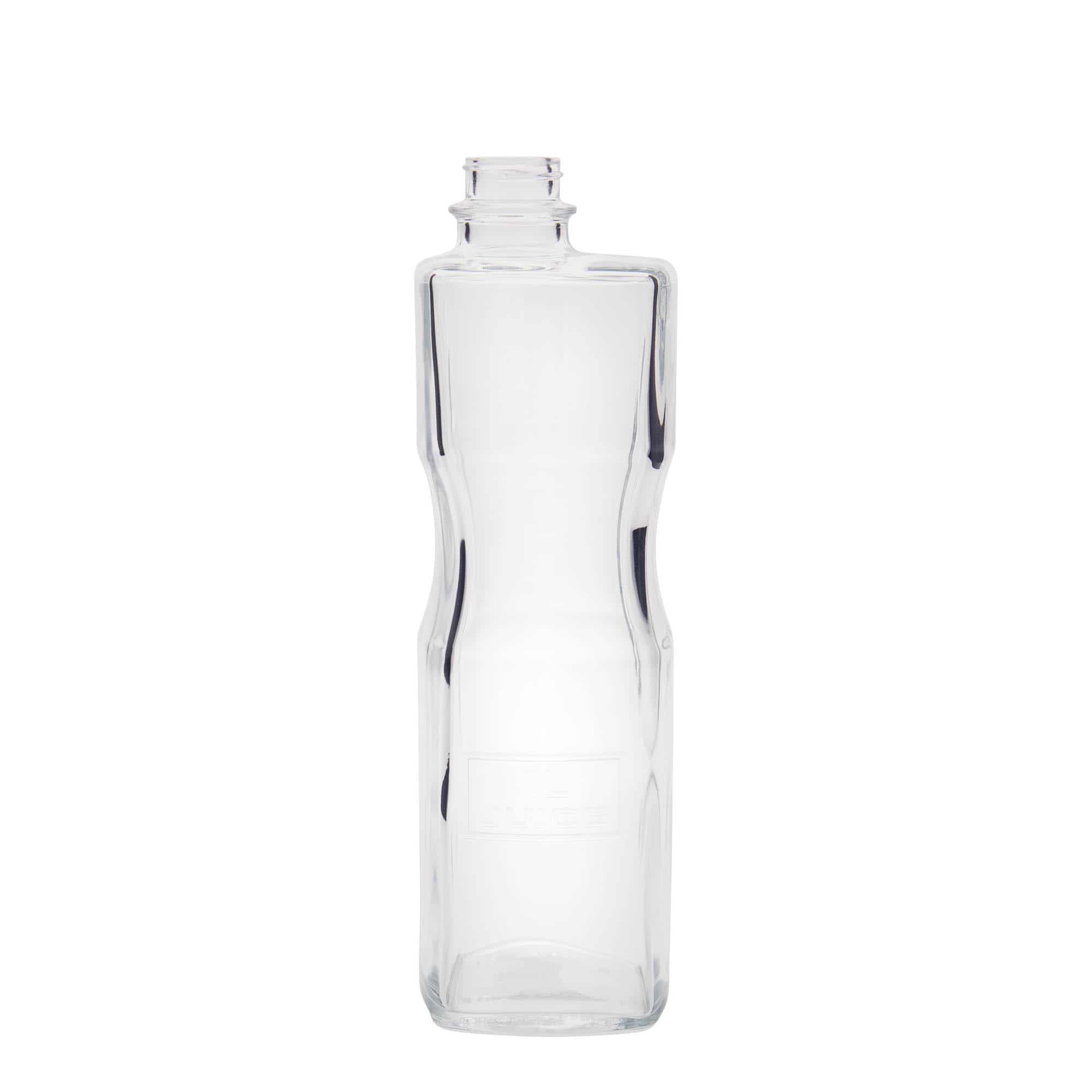 1,000 ml glass bottle 'Optima Juice', rectangular, closure: screw cap