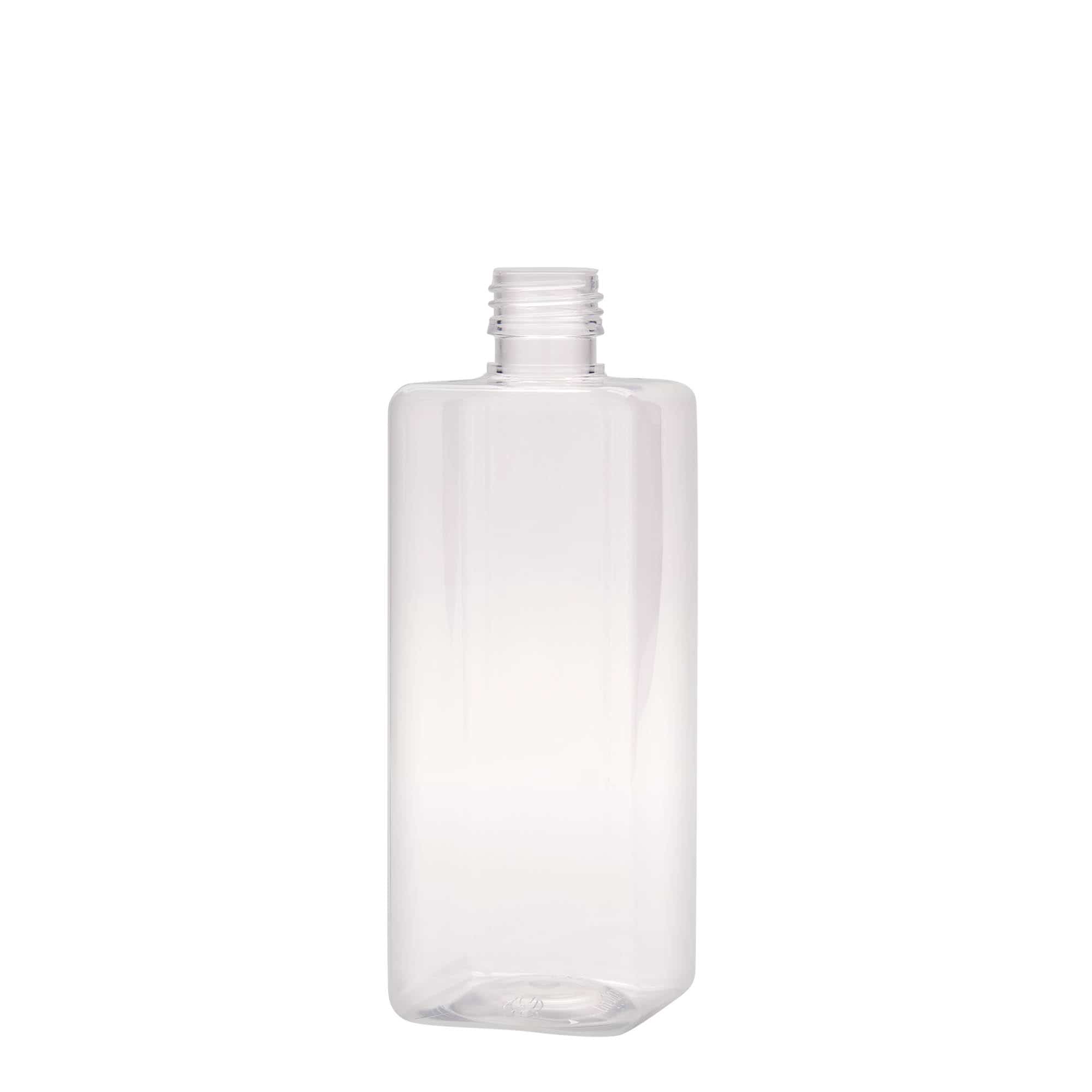 500 ml PET bottle 'Karl', square, plastic, closure: PP 28