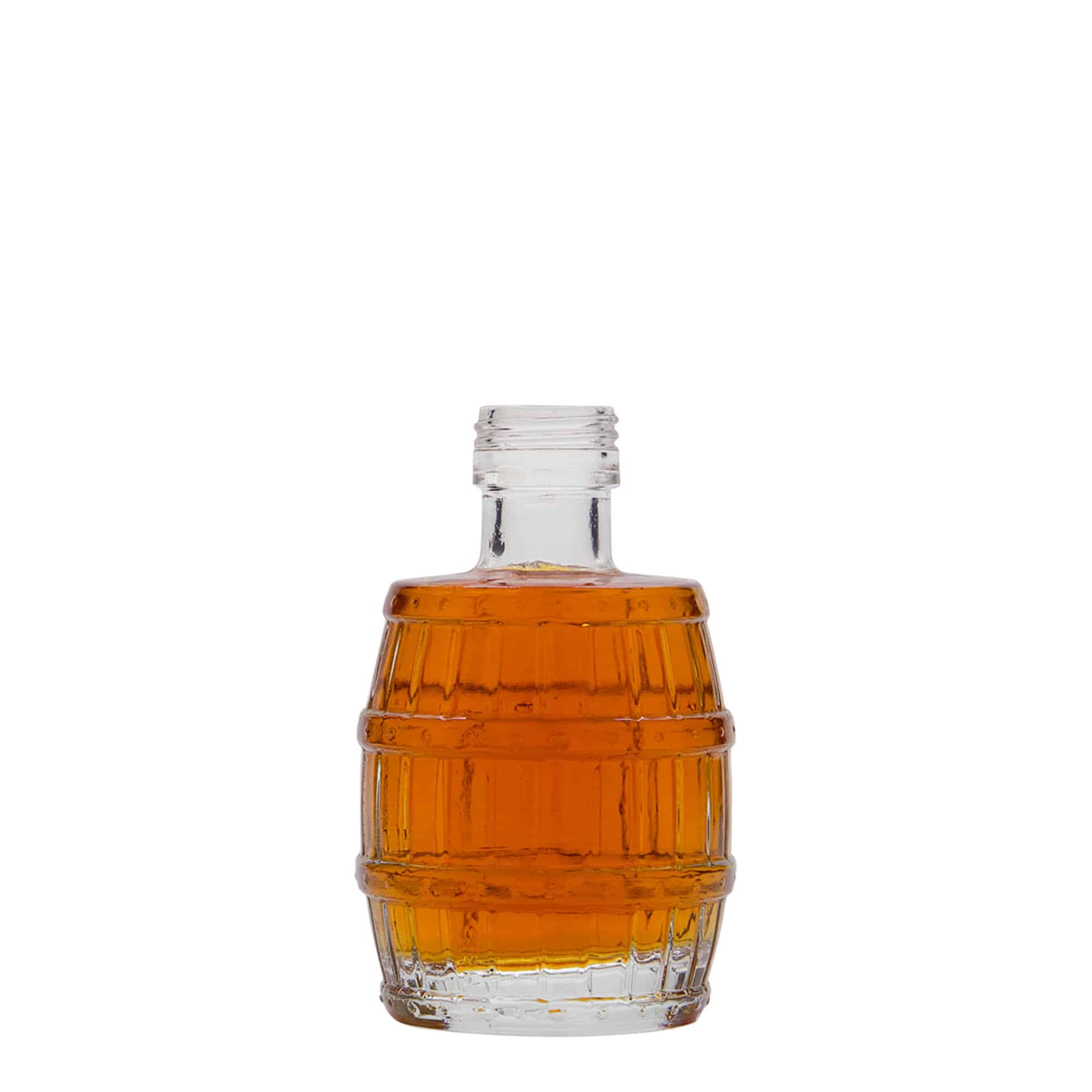 100 ml glass bottle 'Fass', closure: PP 24