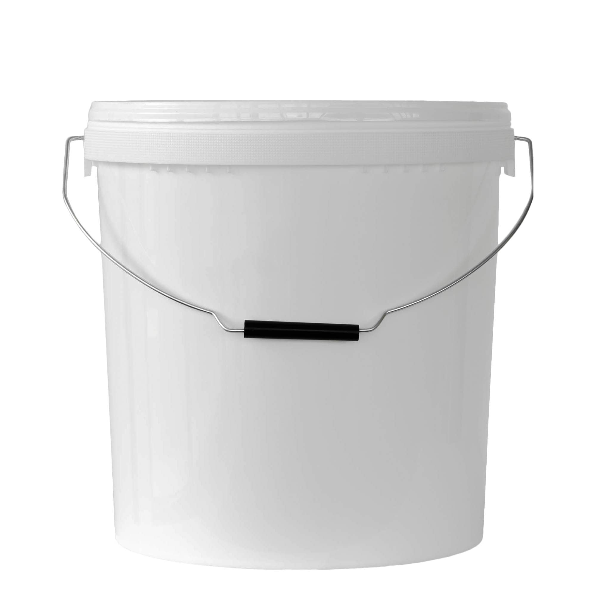 20 l bucket, PP plastic, white