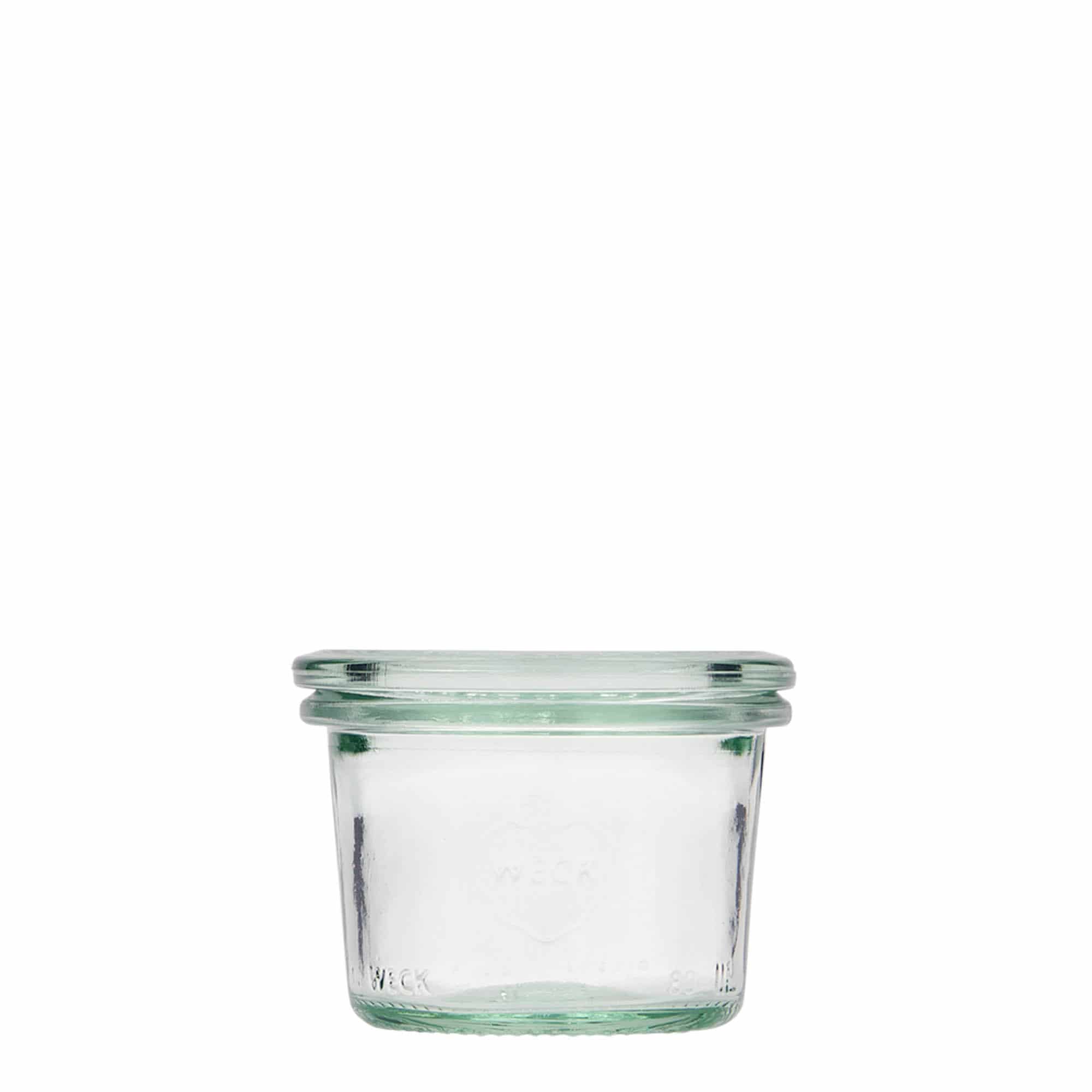 80 ml WECK cylindrical jar, closure: round rim