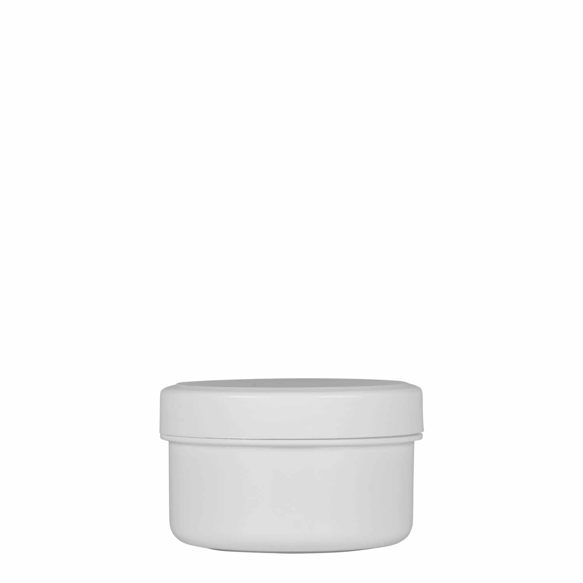 60 ml plastic jar 'White Line', PP, white, closure: screw cap