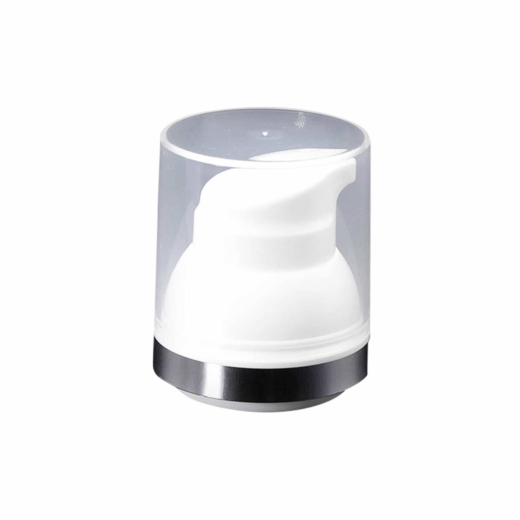 Airless dispenser pump head 'Mezzo', PP plastic, white