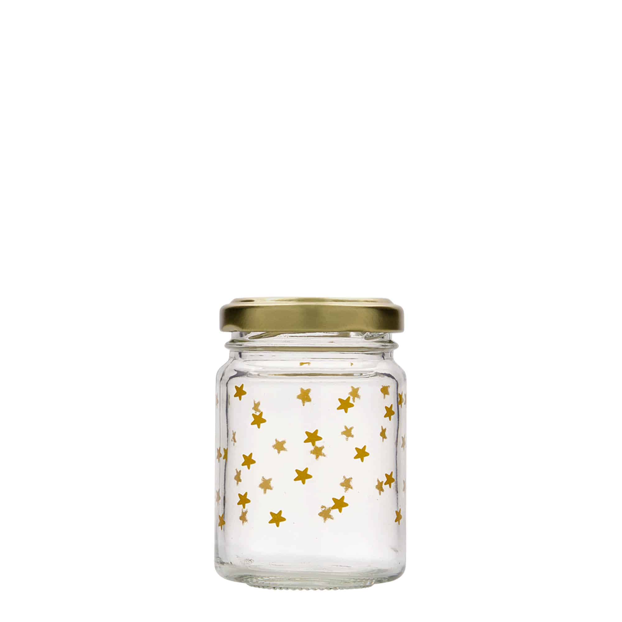 106 ml round jar, print: starry sky, closure: twist off (TO 48)